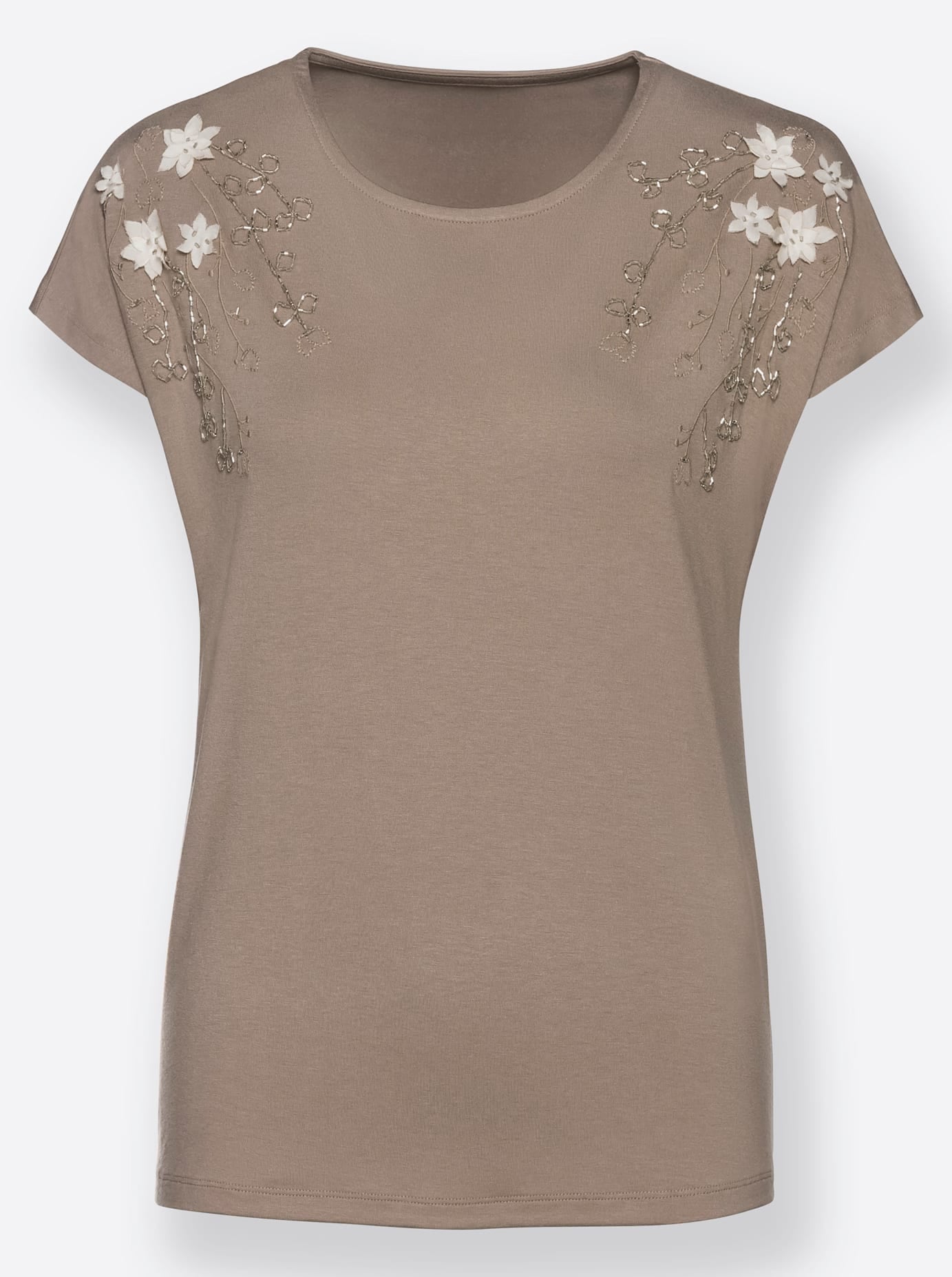 Lady Shirt à col rond »Shirt« 1 cuis