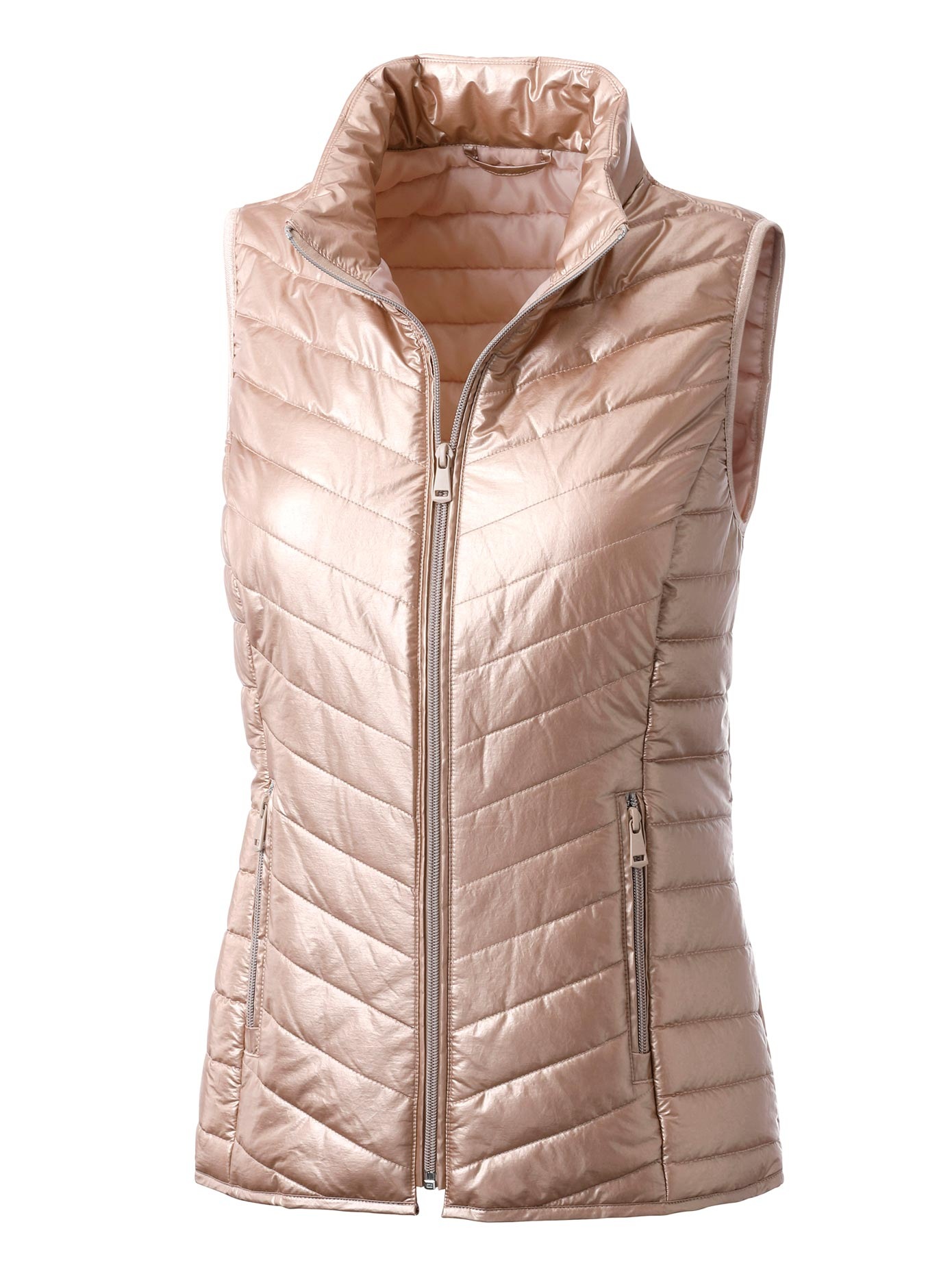 Classic Inspirationen Steppweste mit schützendem Stehkragen