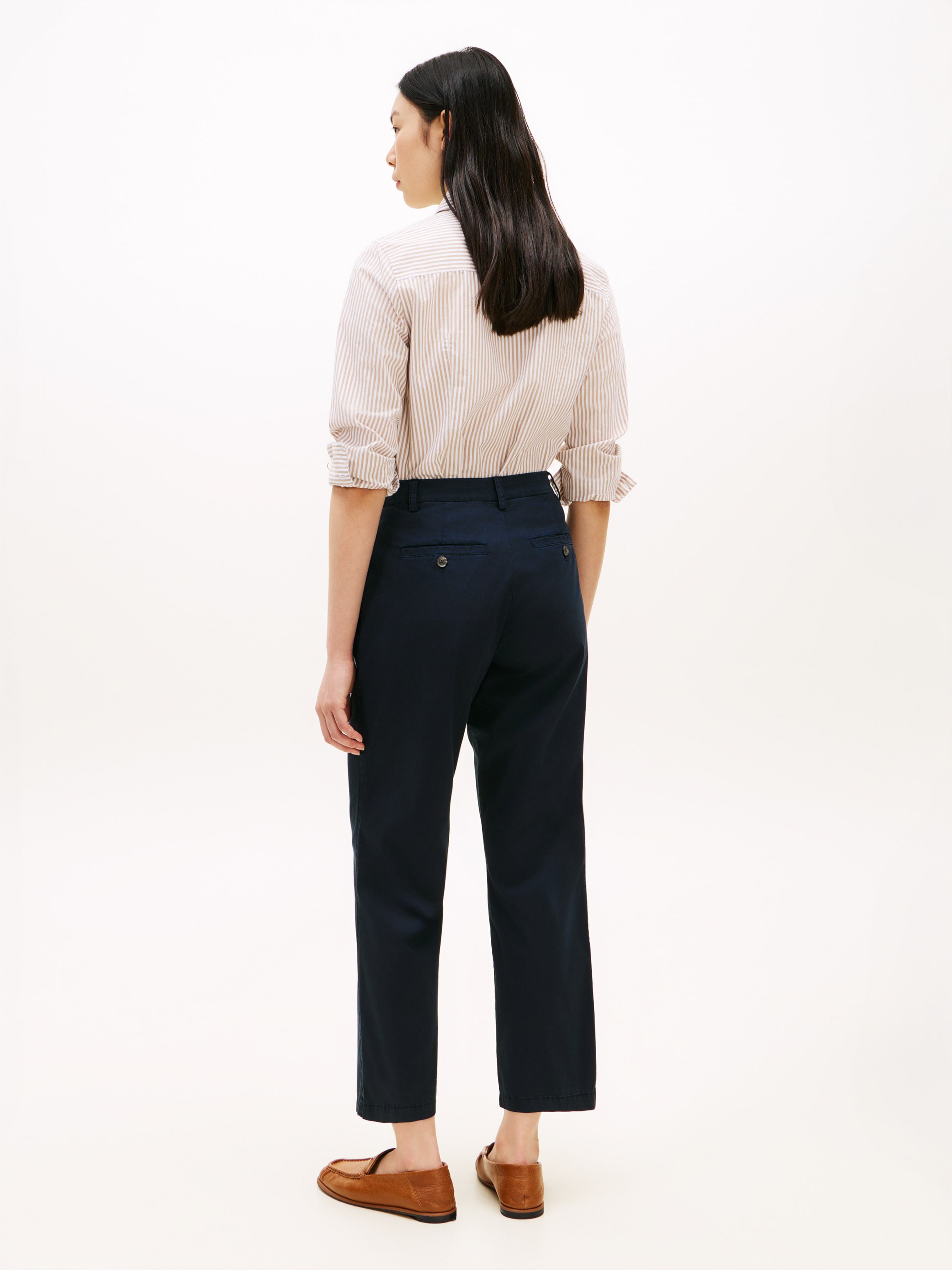 Tommy Hilfiger Chinos »CO GMD SLIM STRAIGHT CHINO«  mit mittlerer Leibhöhe