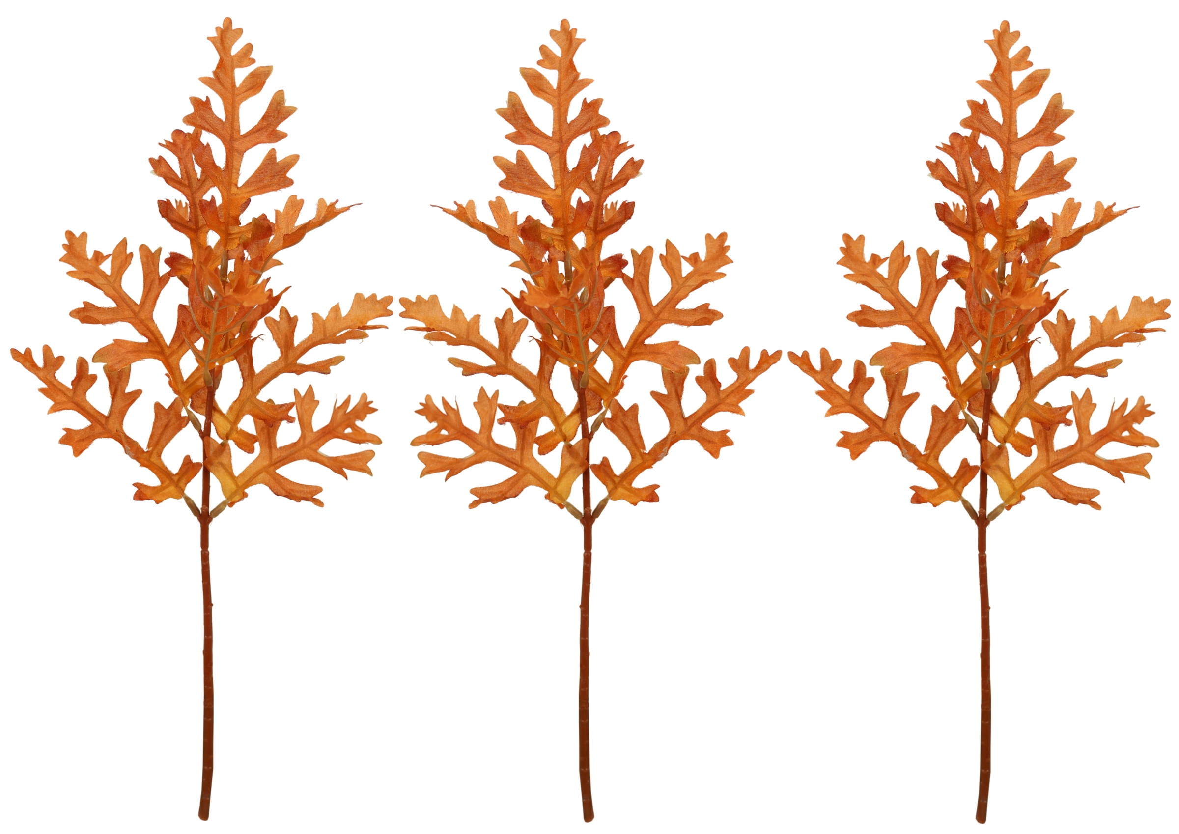 I.GE.A. Kunstblume »Künstlicher Eichenlaub-Busch«, Kunstpflanze Sträusse Bouquet Herbstdeko Blumendeko herbstliche Blätter