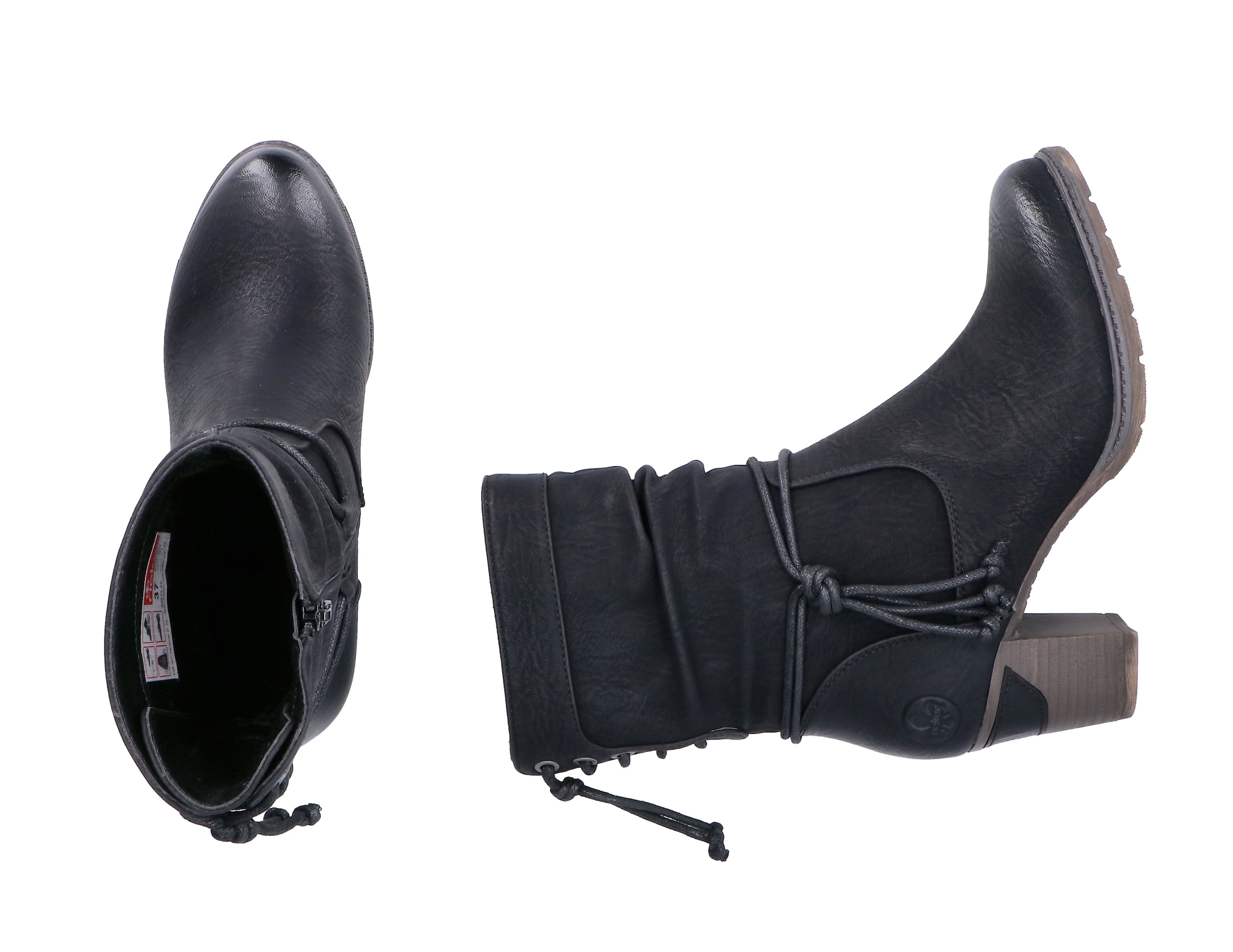 Rieker Cowboy Stiefelette  , Westernstiefelette, Stiefelette mit Slouchy-Schaft