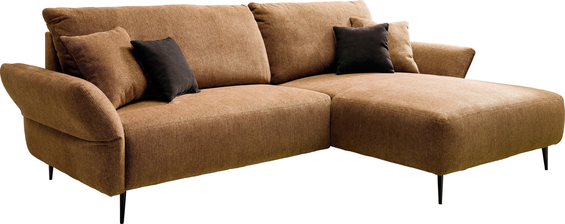 INOSIGN Ecksofa »Amarena L-Form«, inklusive Armlehnenverstellfunktion, 4x Zierkissen gratis