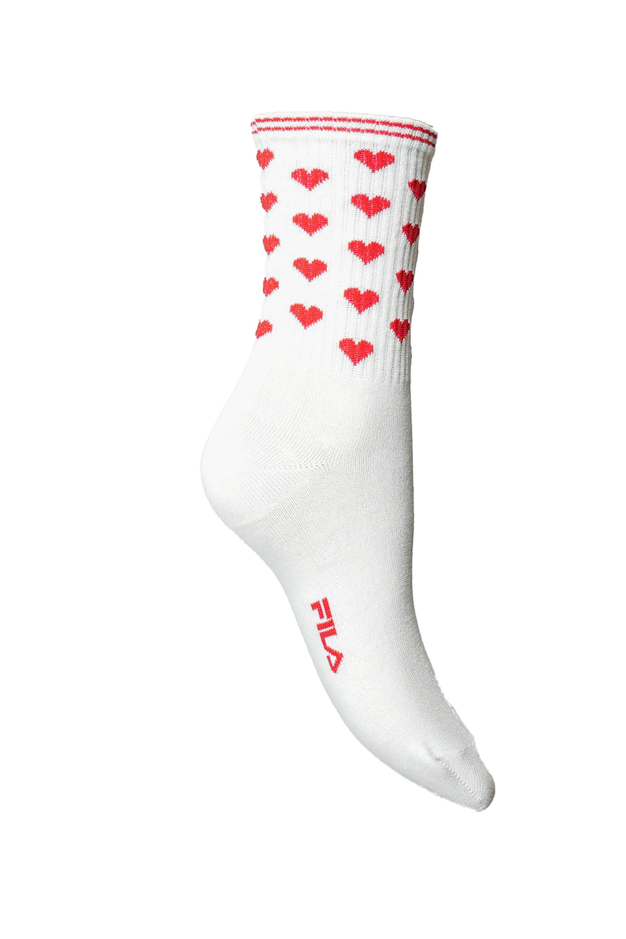 Fila Chaussettes »WOMAN LIFESTYLE NORMAL PLAIN SOCKS« mit Herzdesign