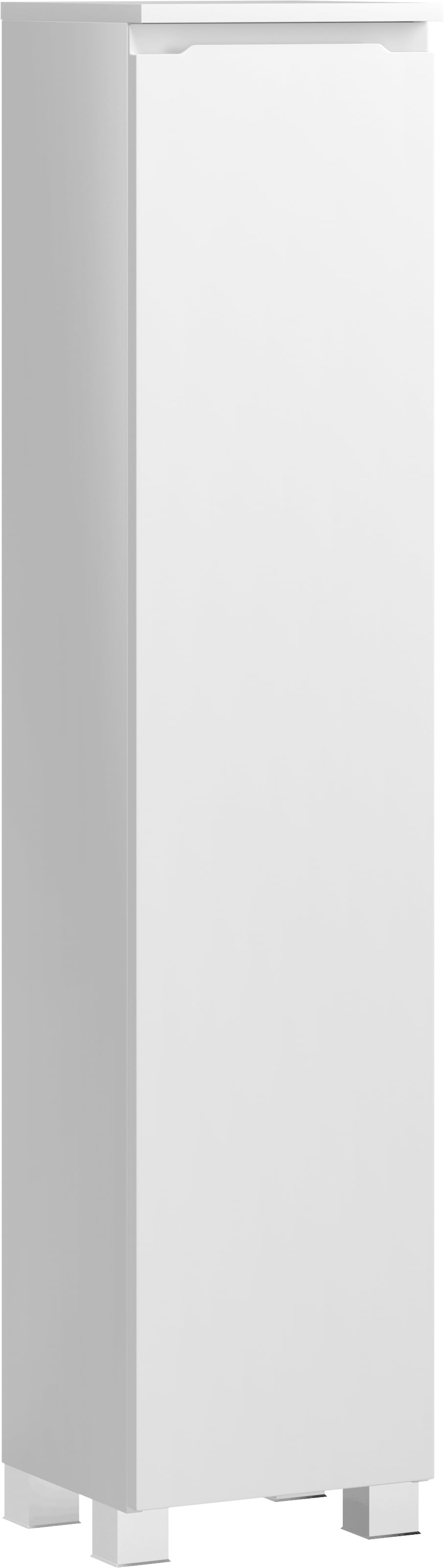 welltime Armoire intermédiaire »CABO, gedämpfte Scharniere« blanc mat, design sans poignées, réversible