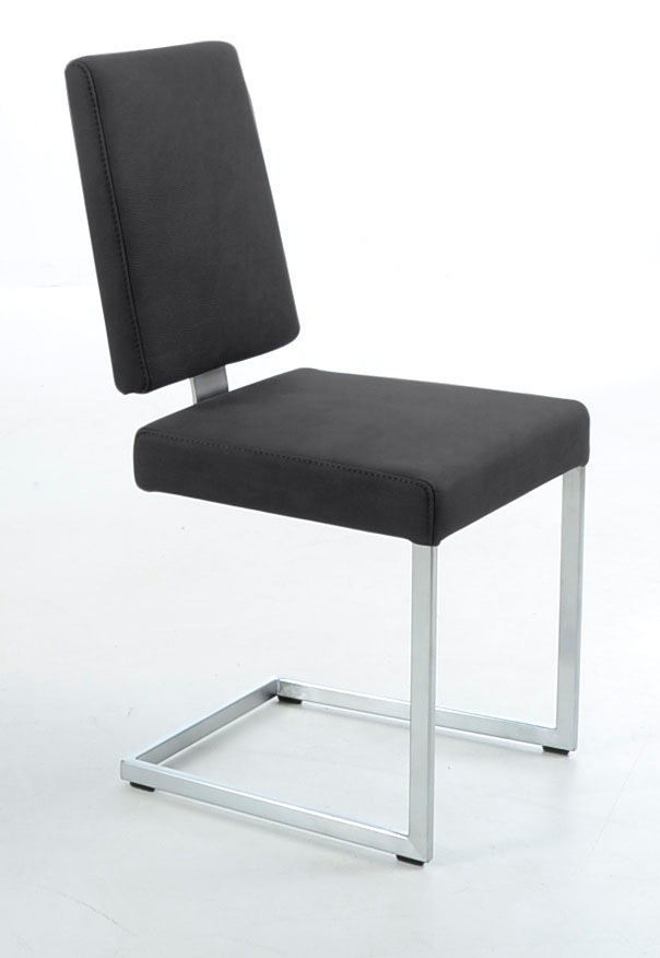 K+W Komfort & Wohnen Freischwinger () stabiles Hochkantgestell, in Leder oder Microfaser