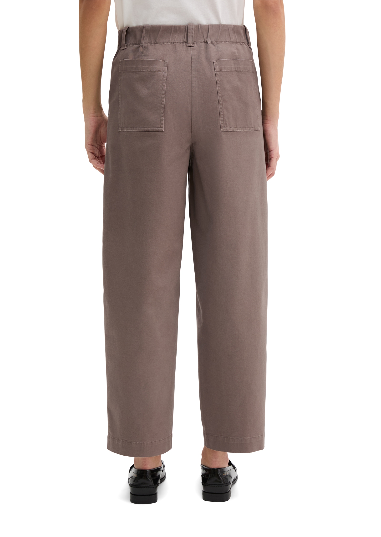Marc O'Polo Stoffhose  Barrel Pants aus Brushed Cotton Twill