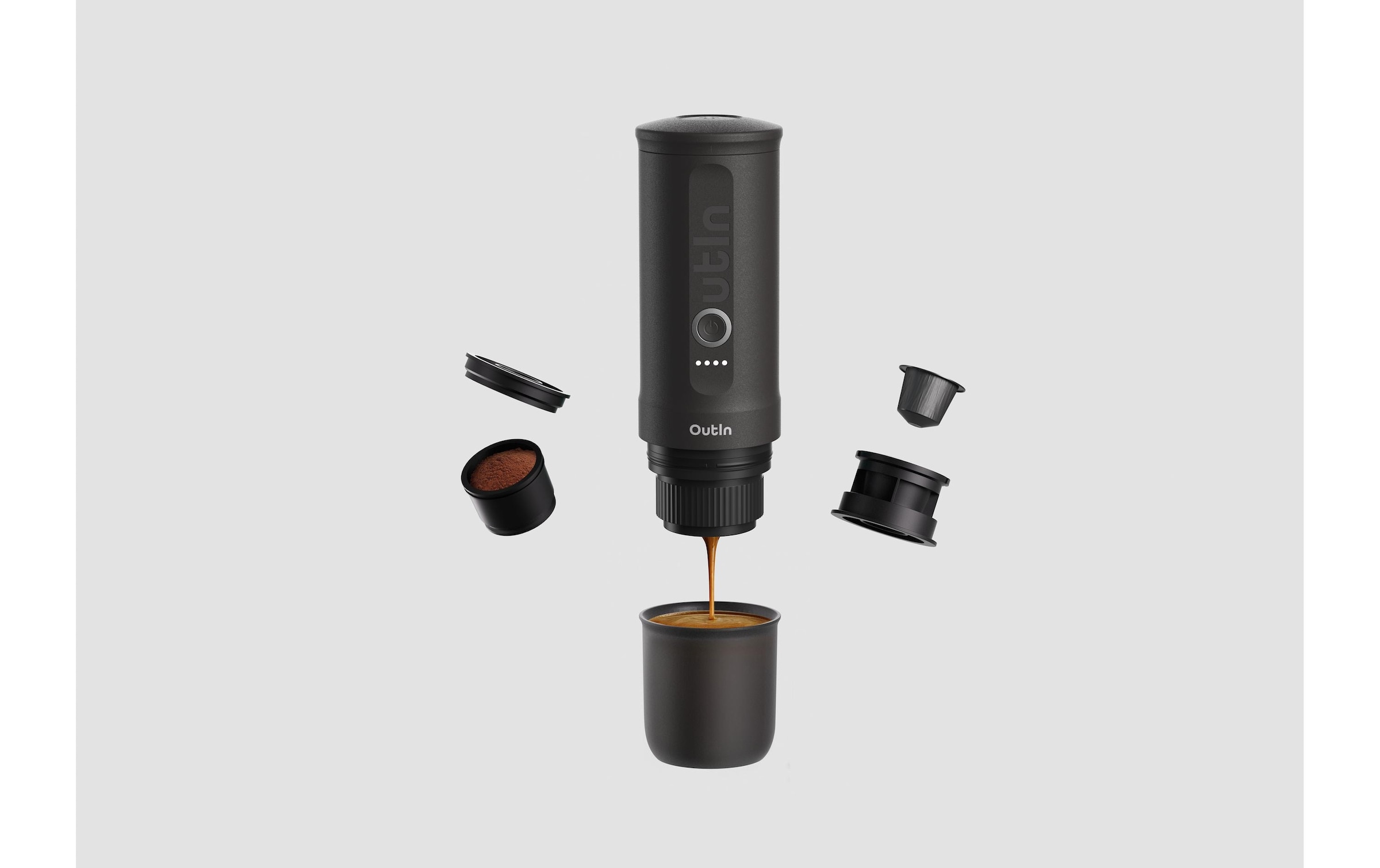   Machine à café de voyage »OUTIN Nano« Tragbare Espressomaschine