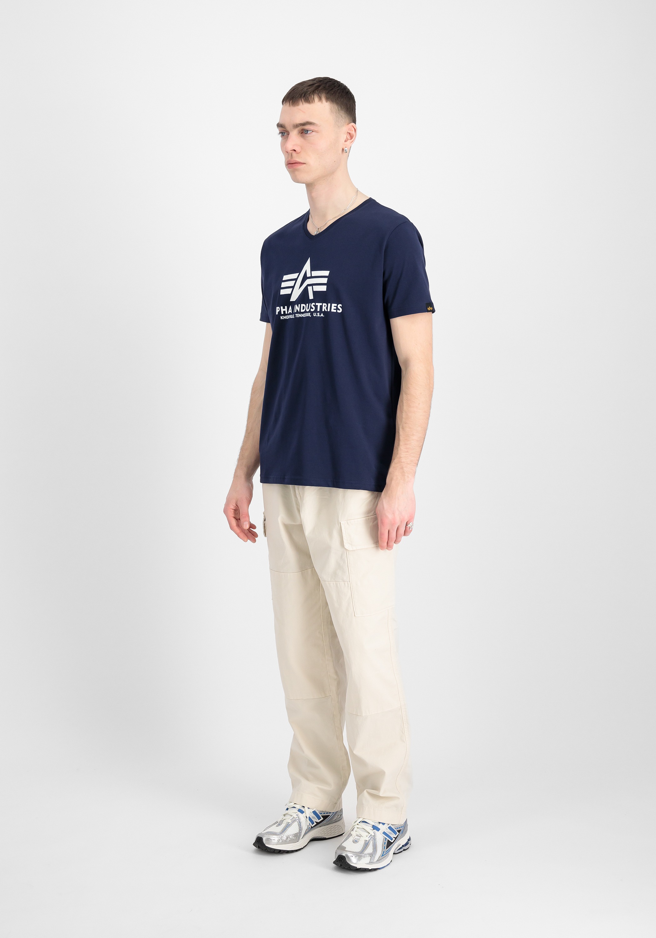Alpha Industries T-Shirt »Basic T-Shirt BL V-Neck«