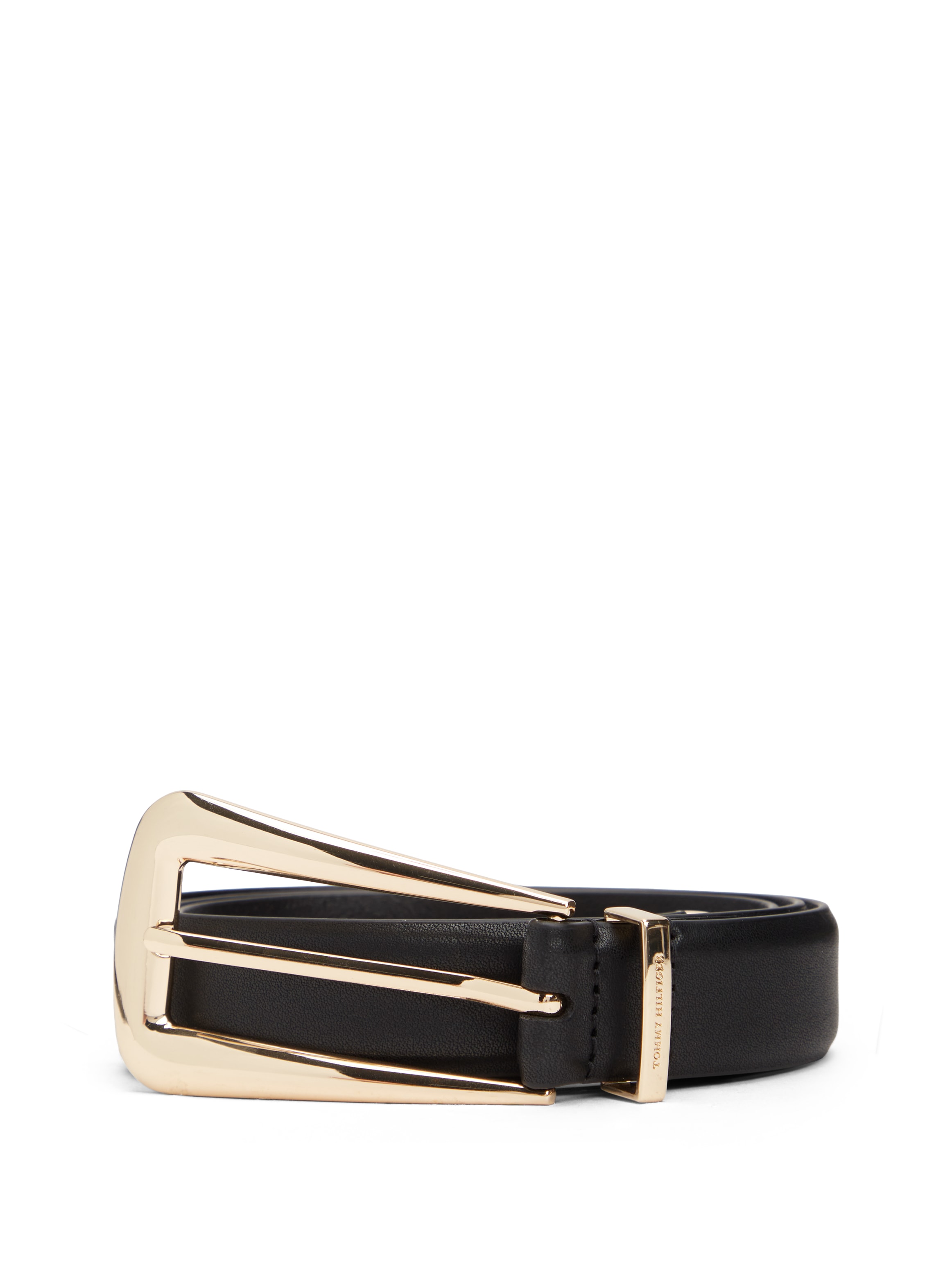 Image of Tommy Hilfiger Ledergürtel "TH WEST 2.5 cm breit" mit länglicher, eckiger Schnalle