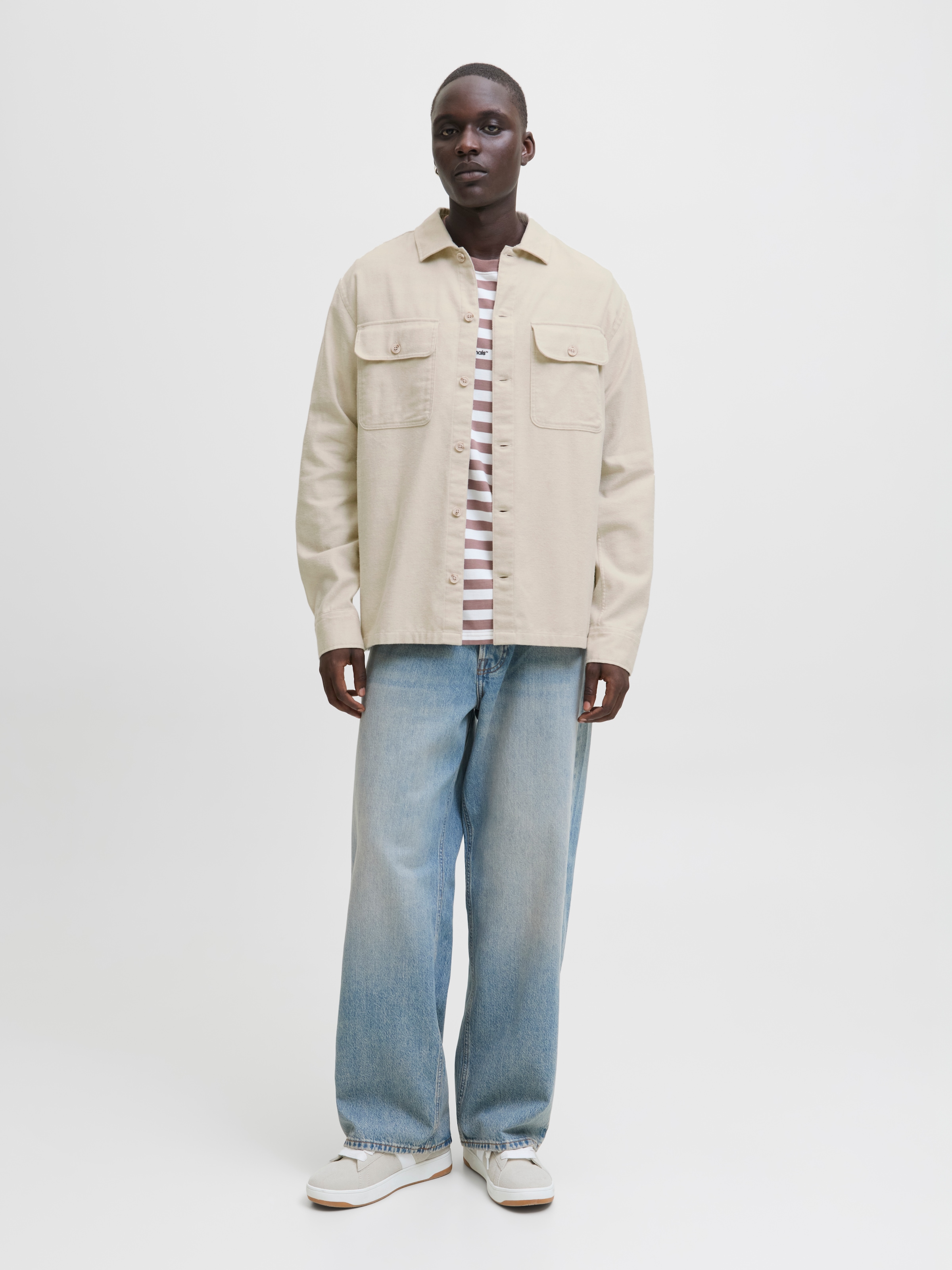 Jack & Jones Langarmhemd »JJECHARGE OVERSHIRT LS NOOS«
