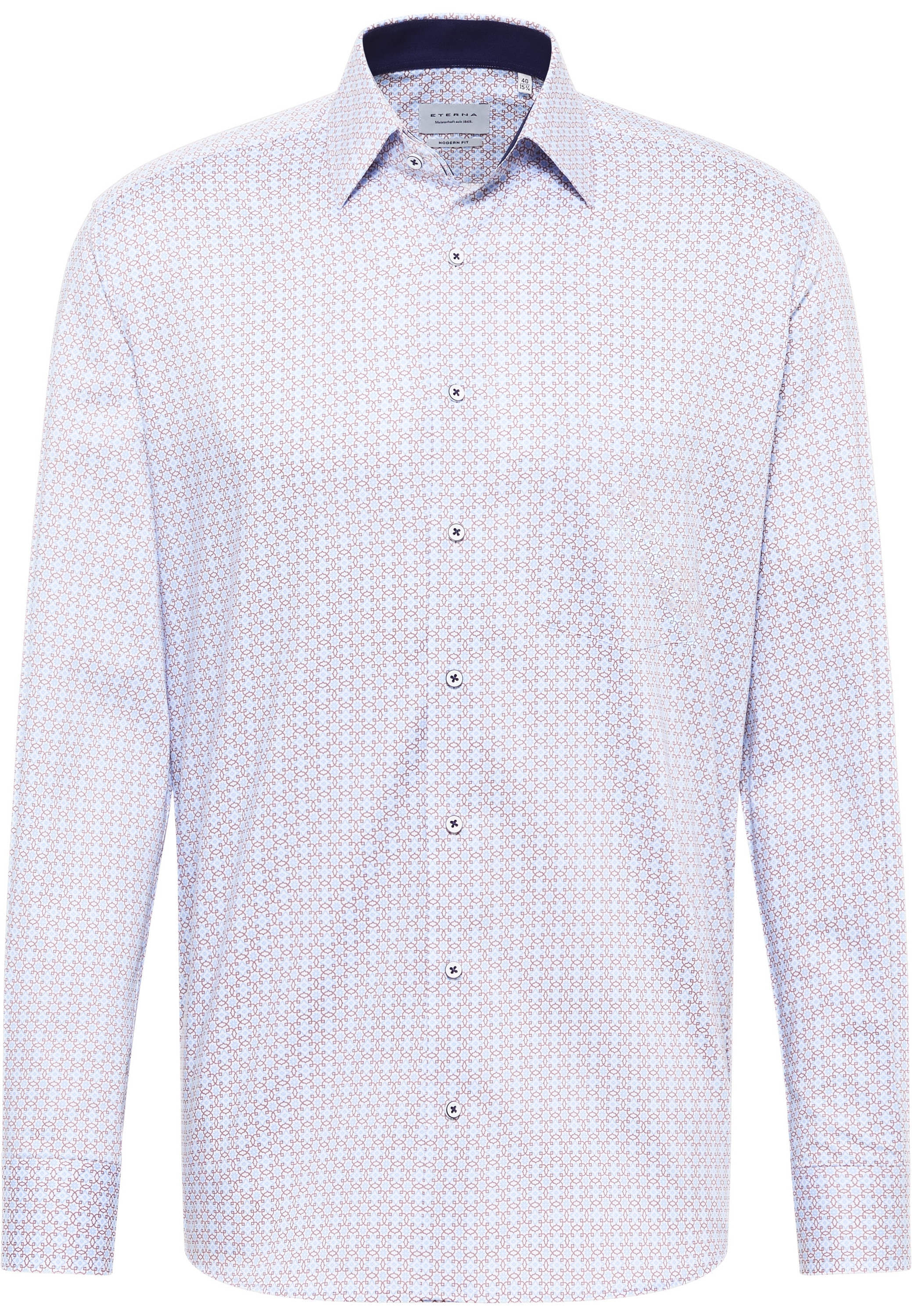 Eterna Langarmhemd »MODERN FIT«, NON IRON (bügelfrei)