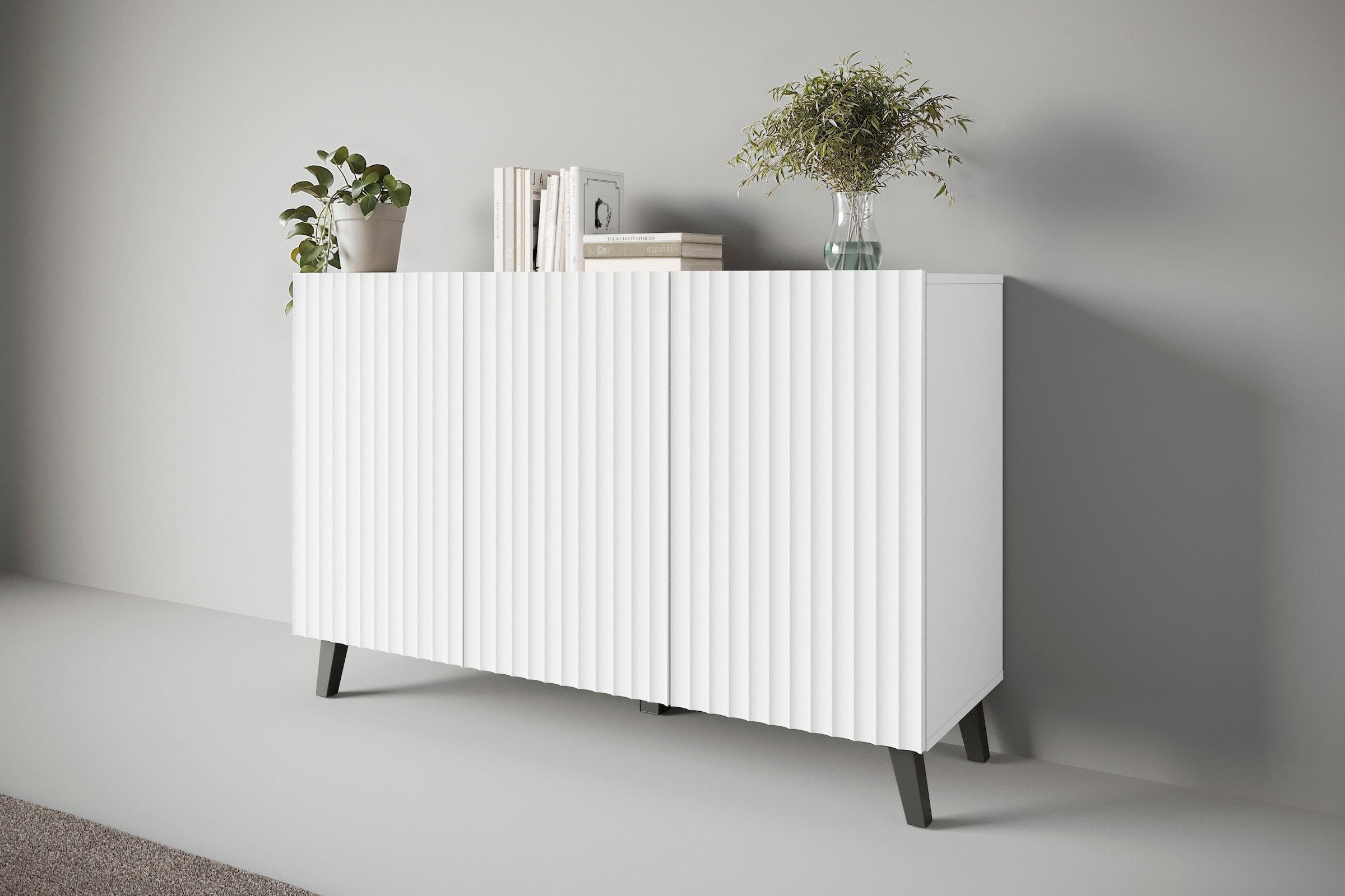 Home affaire Buffet »Phuket, Front MDF« Buffet moderne avec 6 compartiments, largeur 120 cm