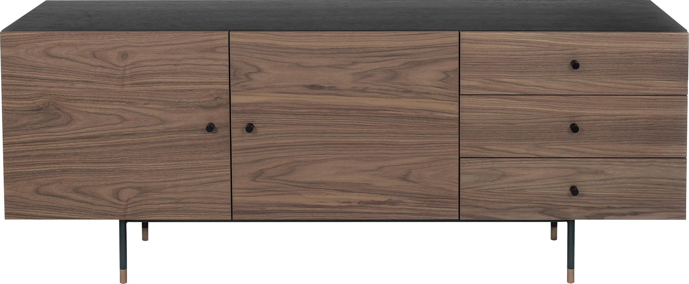 Woodman Sideboard »Daniel«, Kommode mit Holzfurnier aus Walnussbaum, Breite 180 cm, FSC®