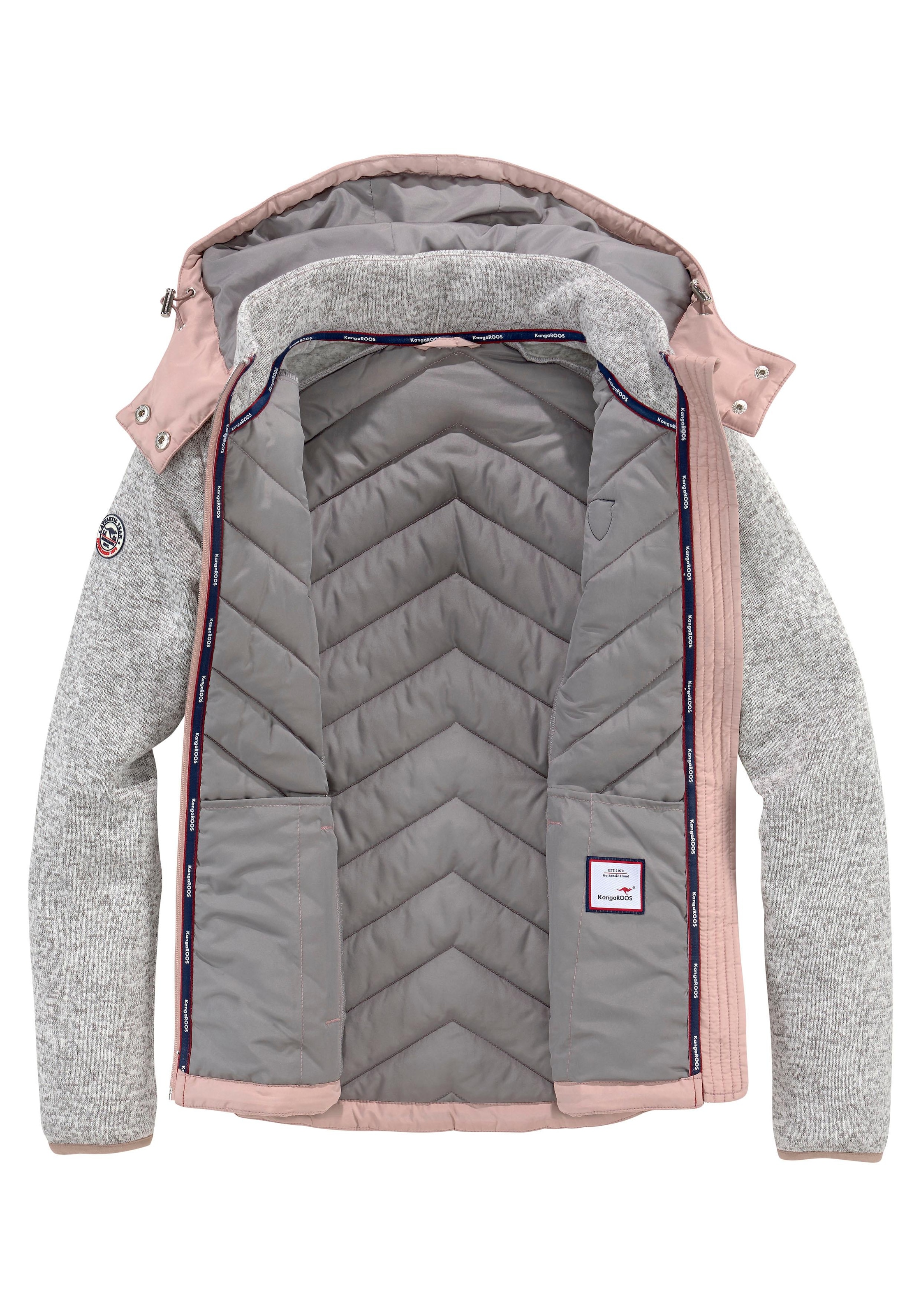 KangaROOS Kurzjacke, mit Kapuze