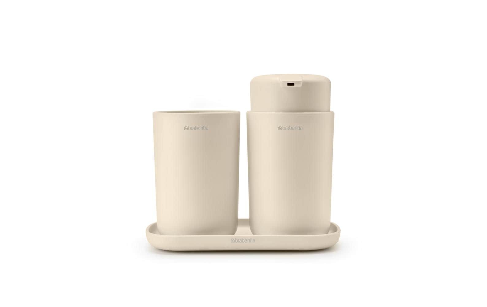 Brabantia Badaccessoire-Set »ReNew Set 250 ml, Beige«