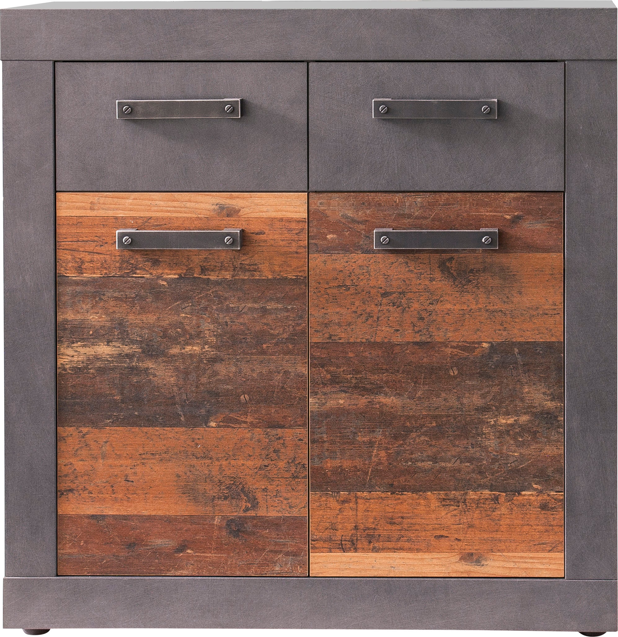 Home affaire Commode »Ilana« Kommode mit 2 Türen & 2 Schubladen - (B/T/H) 82/37/86 cm