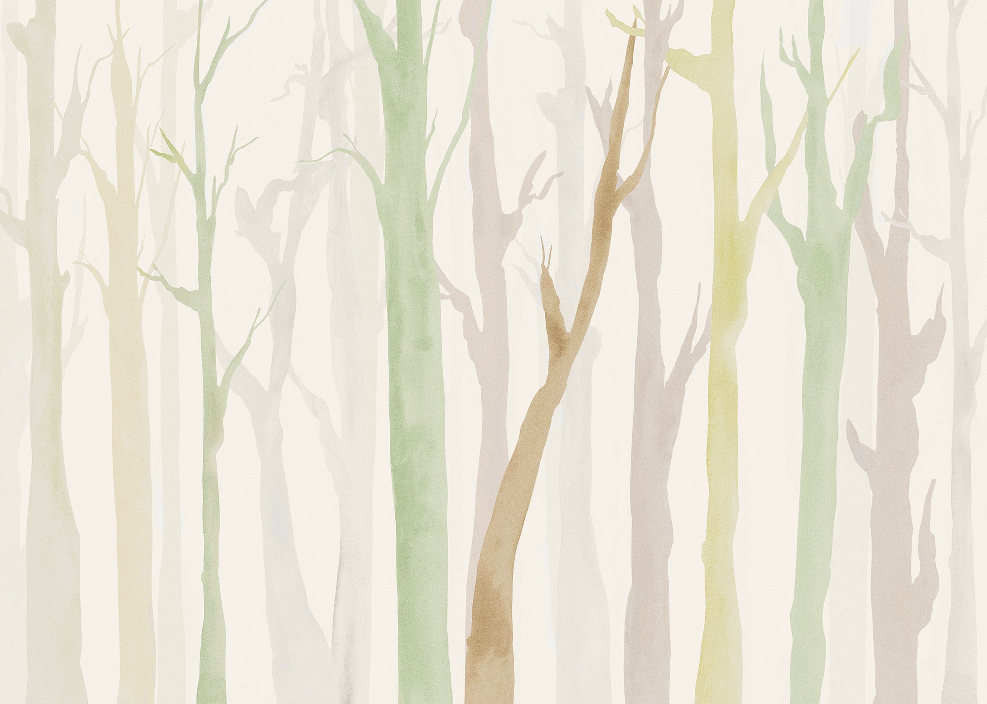 Komar Fototapete »Komar Vlies Fototapete - Shadow Woods - Grösse 350 x 250 cm«, bedruckt
