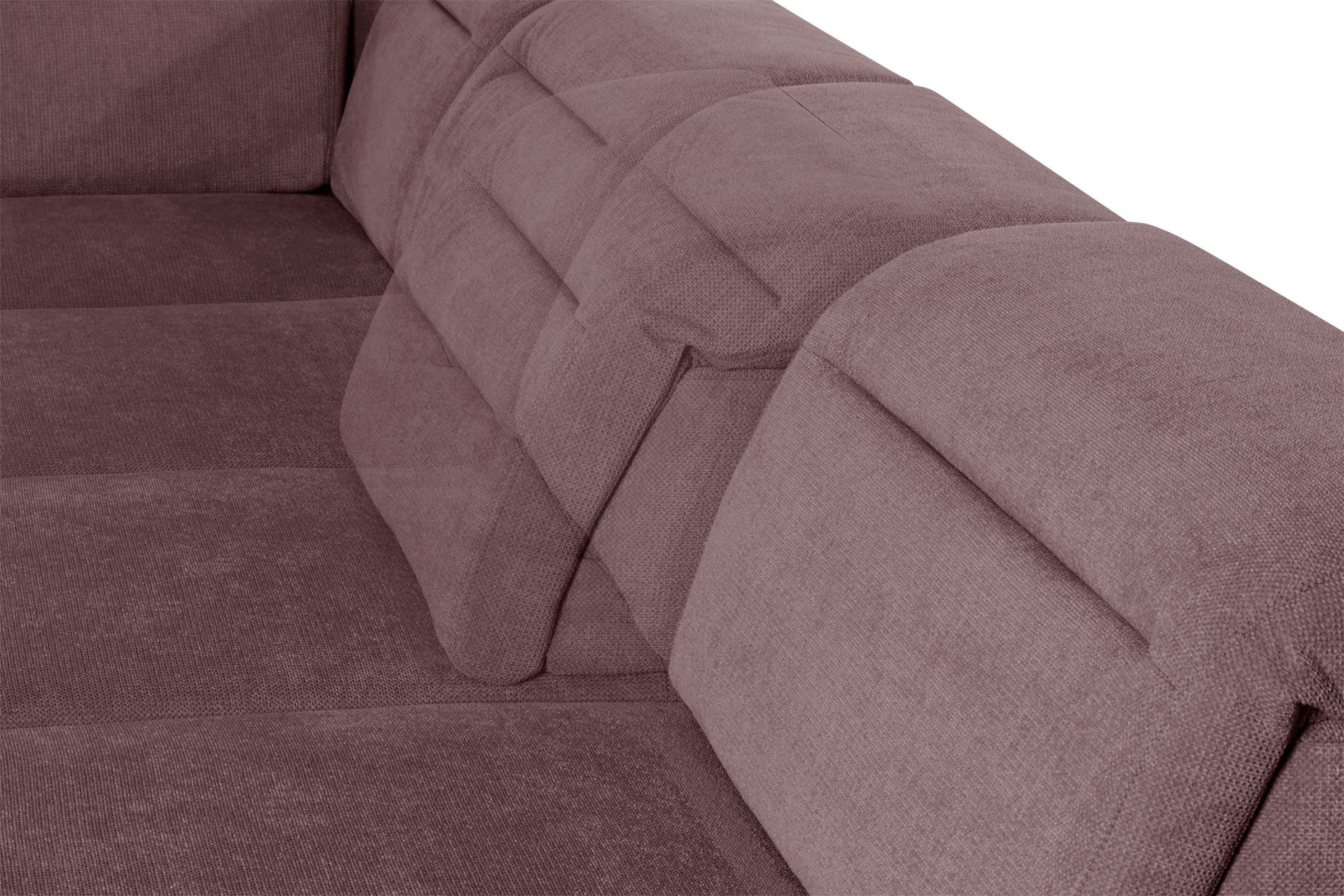 sit&more Wohnlandschaft »Percy U-Form«, 12 cm Fusshöhe, Sitztiefenverstellung, wahlweise in 2 Fussfarben