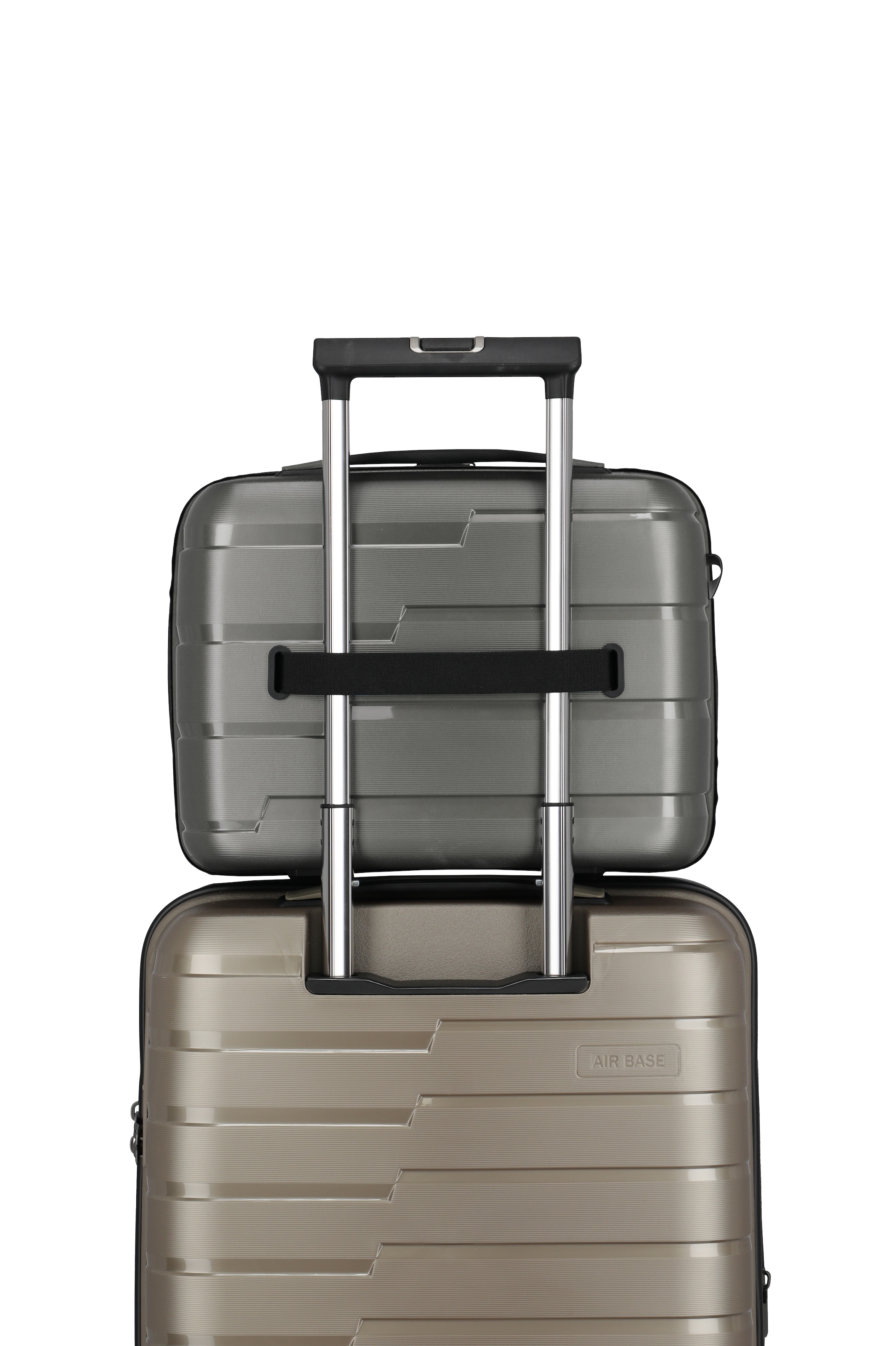 travelite Trousse de beauté »AIR BASE Kosmetikkoffer Hartschale« avec serrure TSA et fonction d’emboîtement – robuste et léger