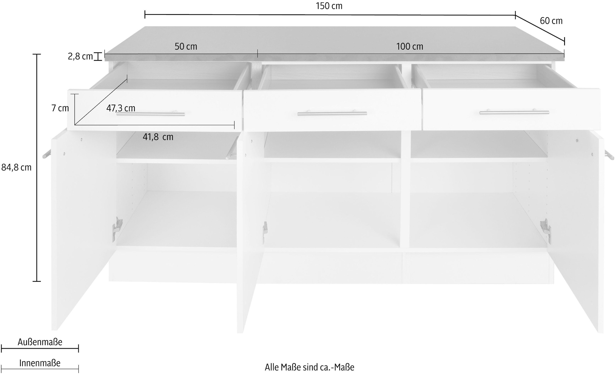 OPTIFIT Unterschrank »Tula« , Breite 150 cm