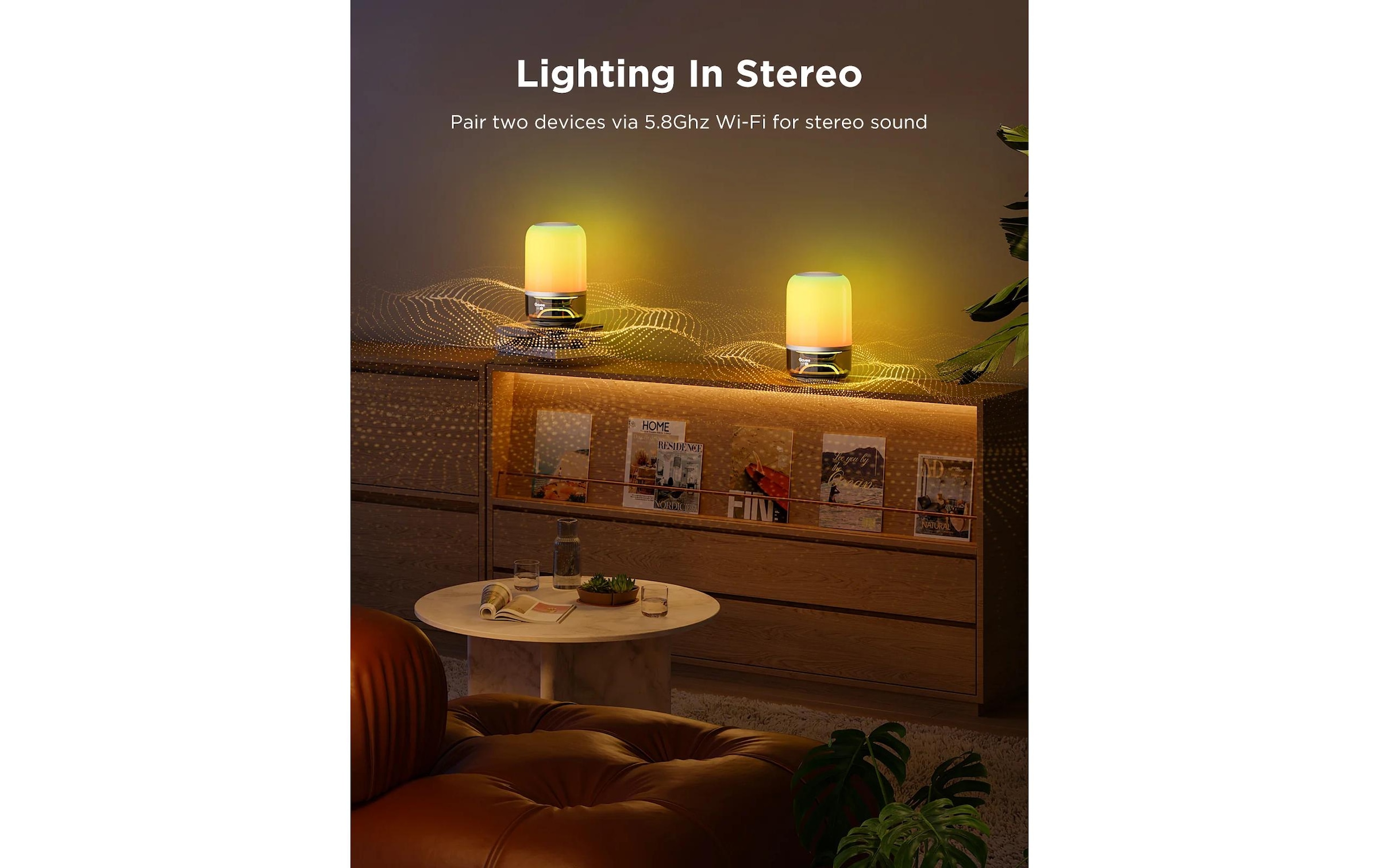 Govee Tischleuchte »2 Pro x Sound by JBL«