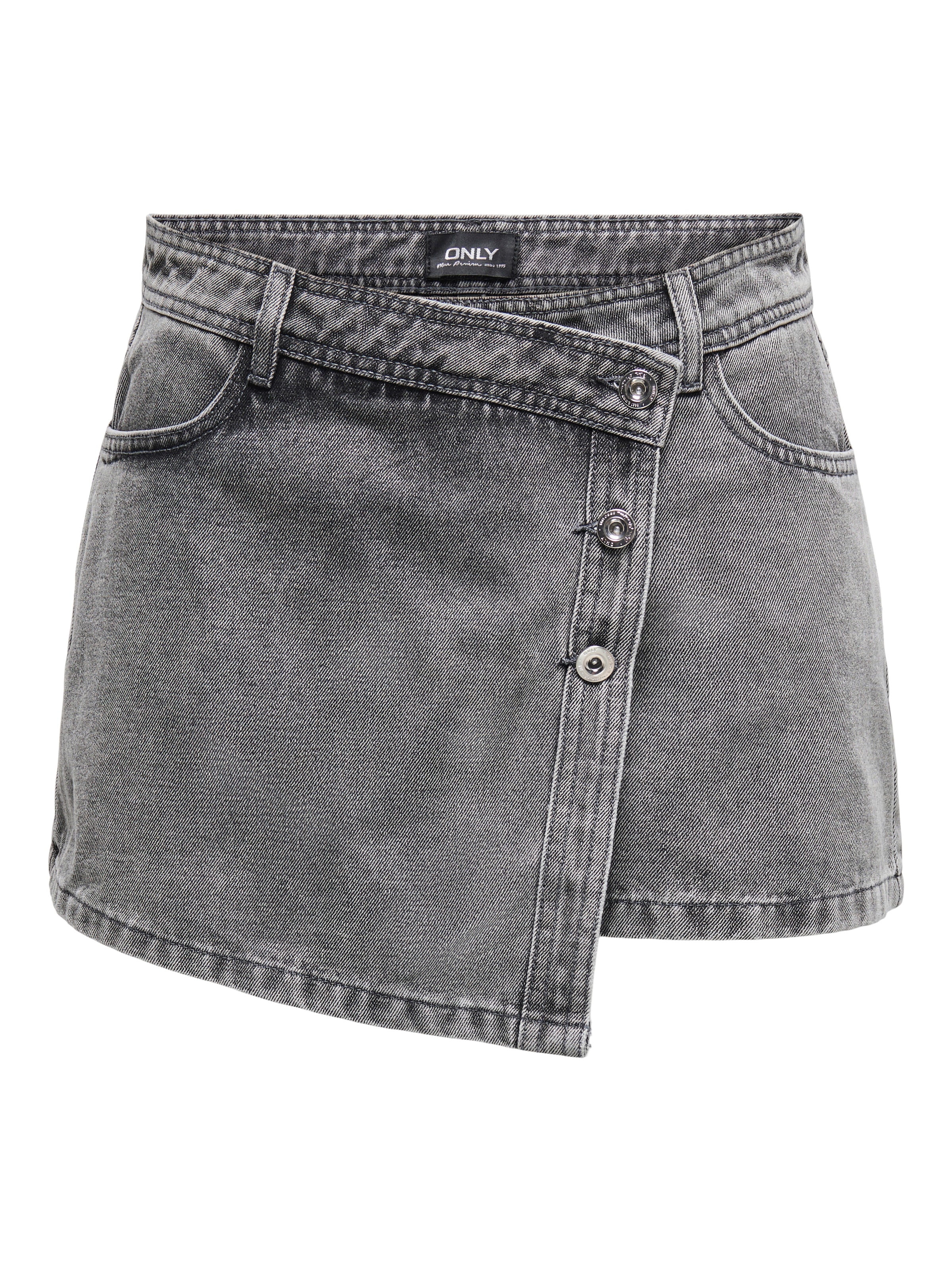 ONLY Short en jean »ONLLESLY REG LB DNM SKORT BJ NOOS« coton, taille régulière, jupe-pantalon