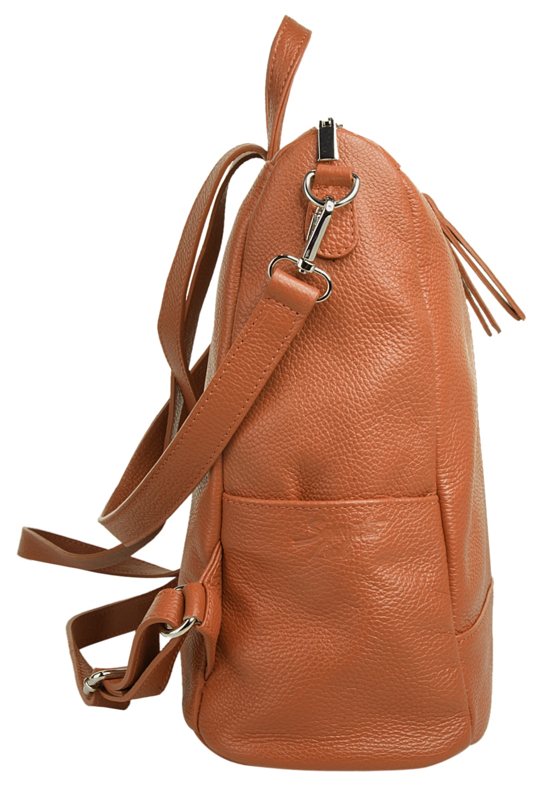Samantha Look Cityrucksack, echt Leder, Made in Italy