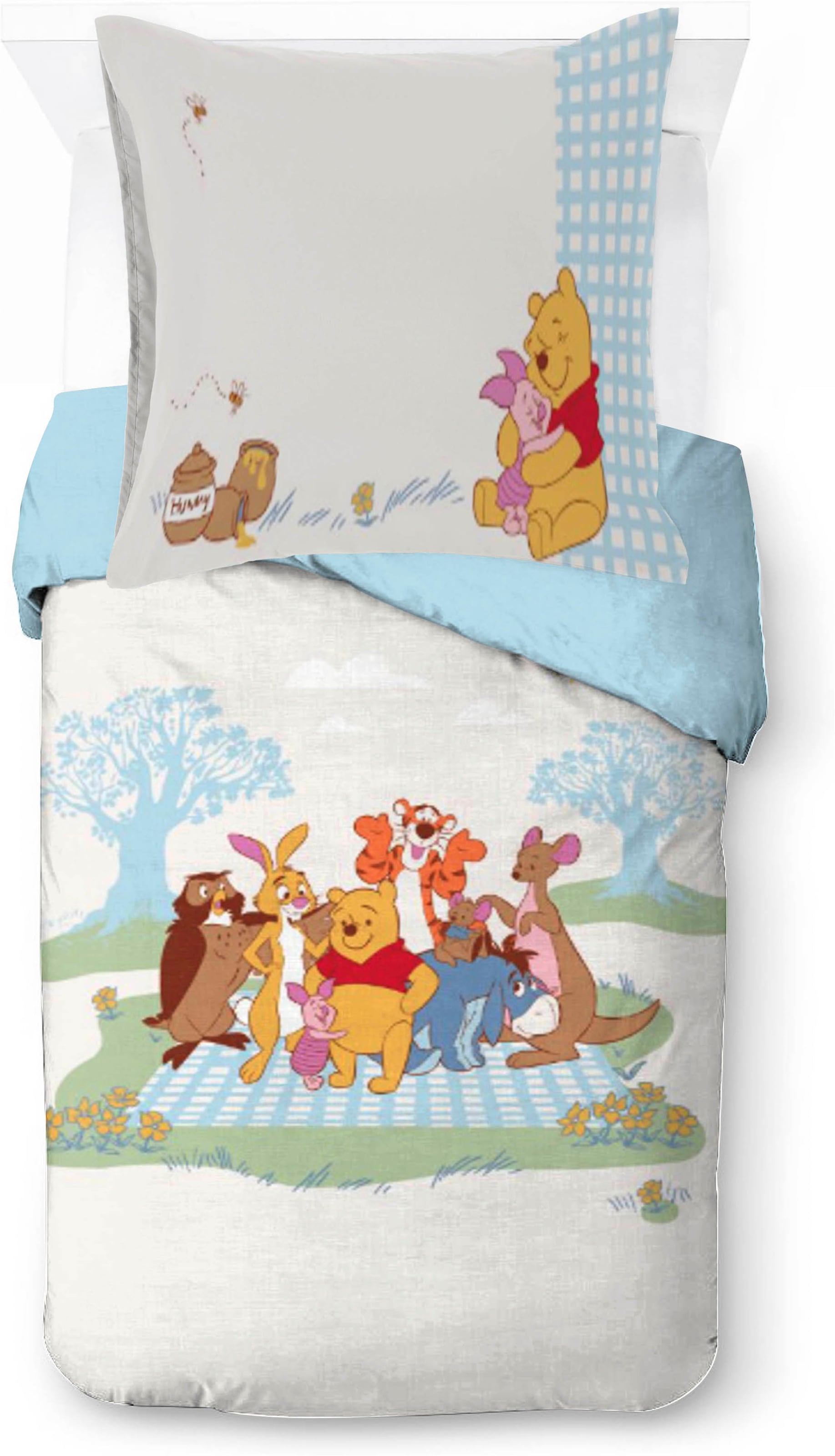 Image of Disney Kinderbettwäsche "Winnie The Pooh Party" 2 100% Baumwolle
