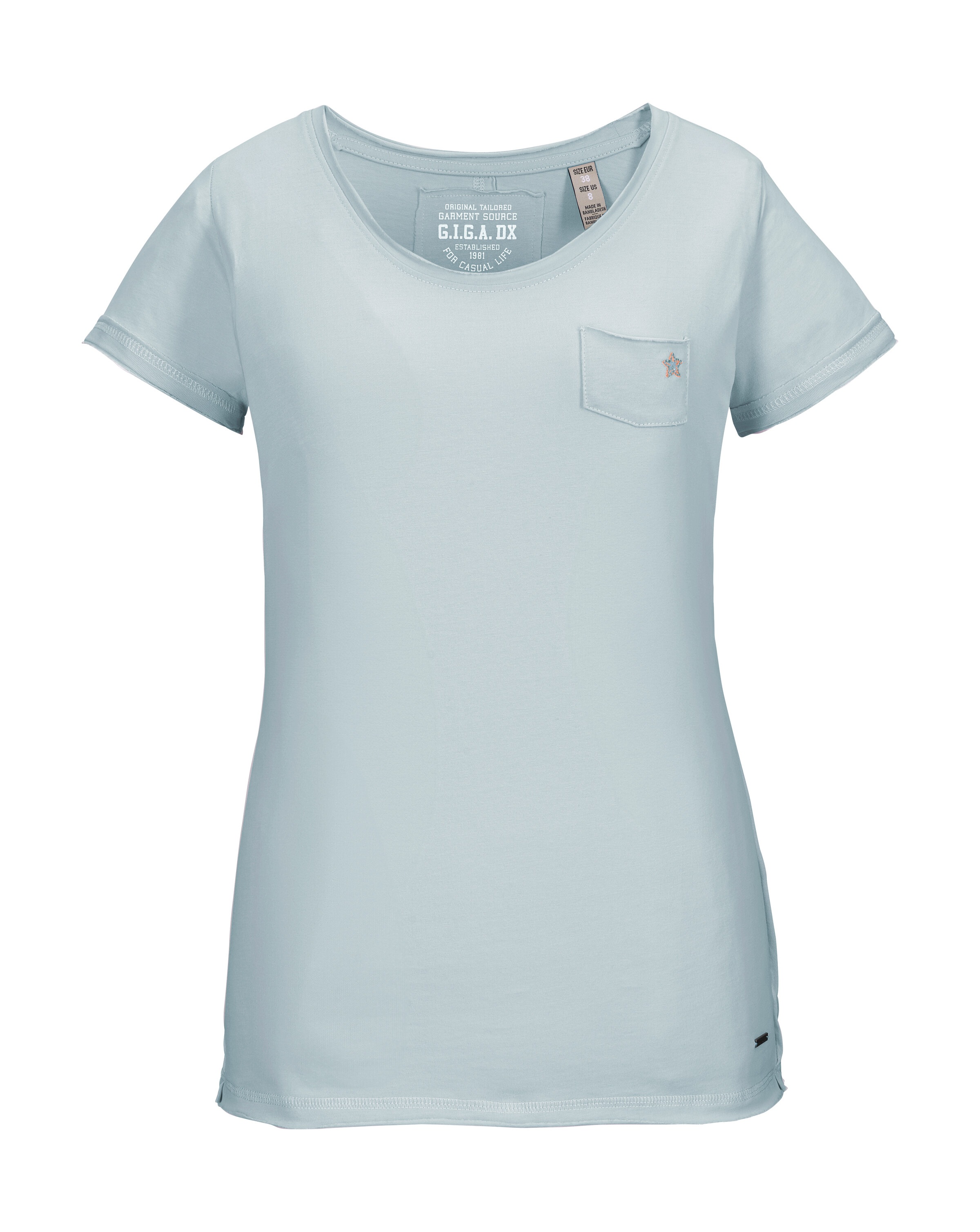 Image of G.I.G.A. DX by killtec T-Shirt "GS 23 WMN TSHRT" 100% Baumwolle, Carbon Finish, weich, strapazierfähig, lässig