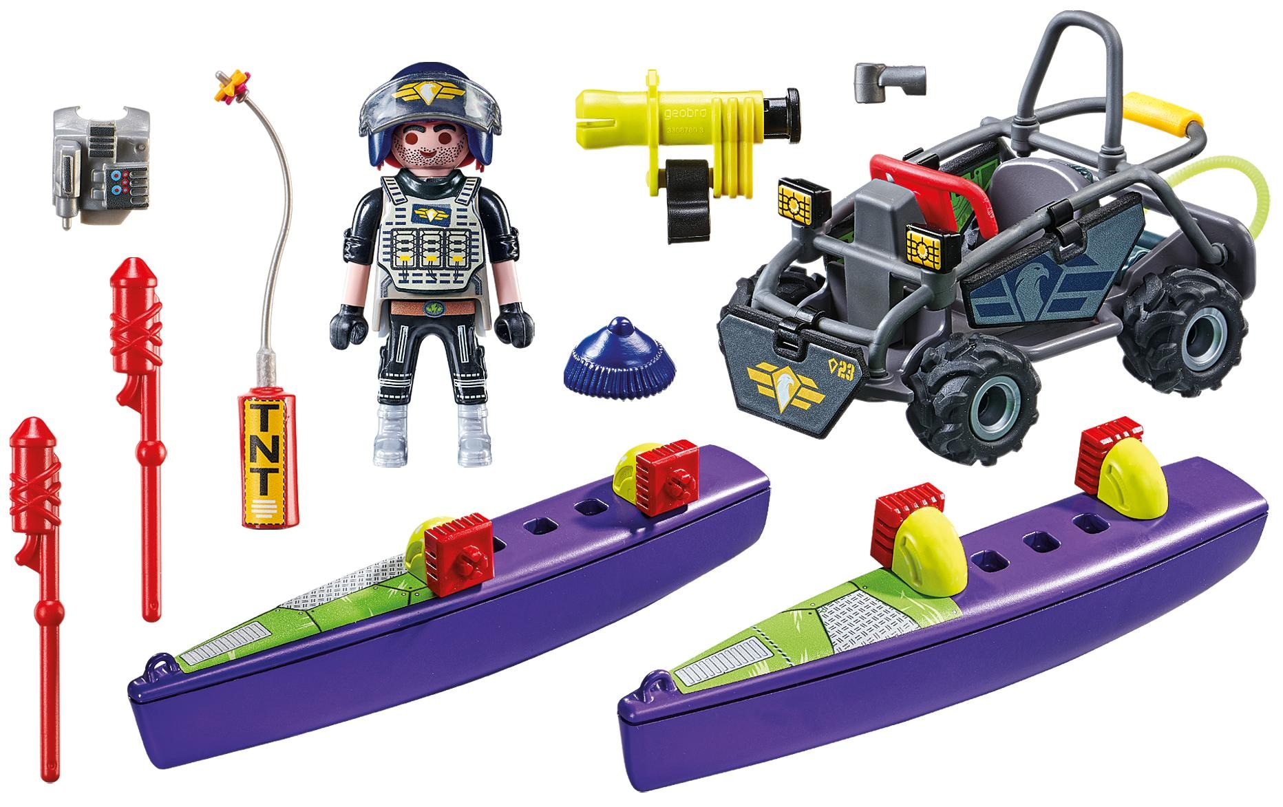 Playmobil® Spielbausteine »City Action SWAT-Multi-Terrain-Quad 71147«
