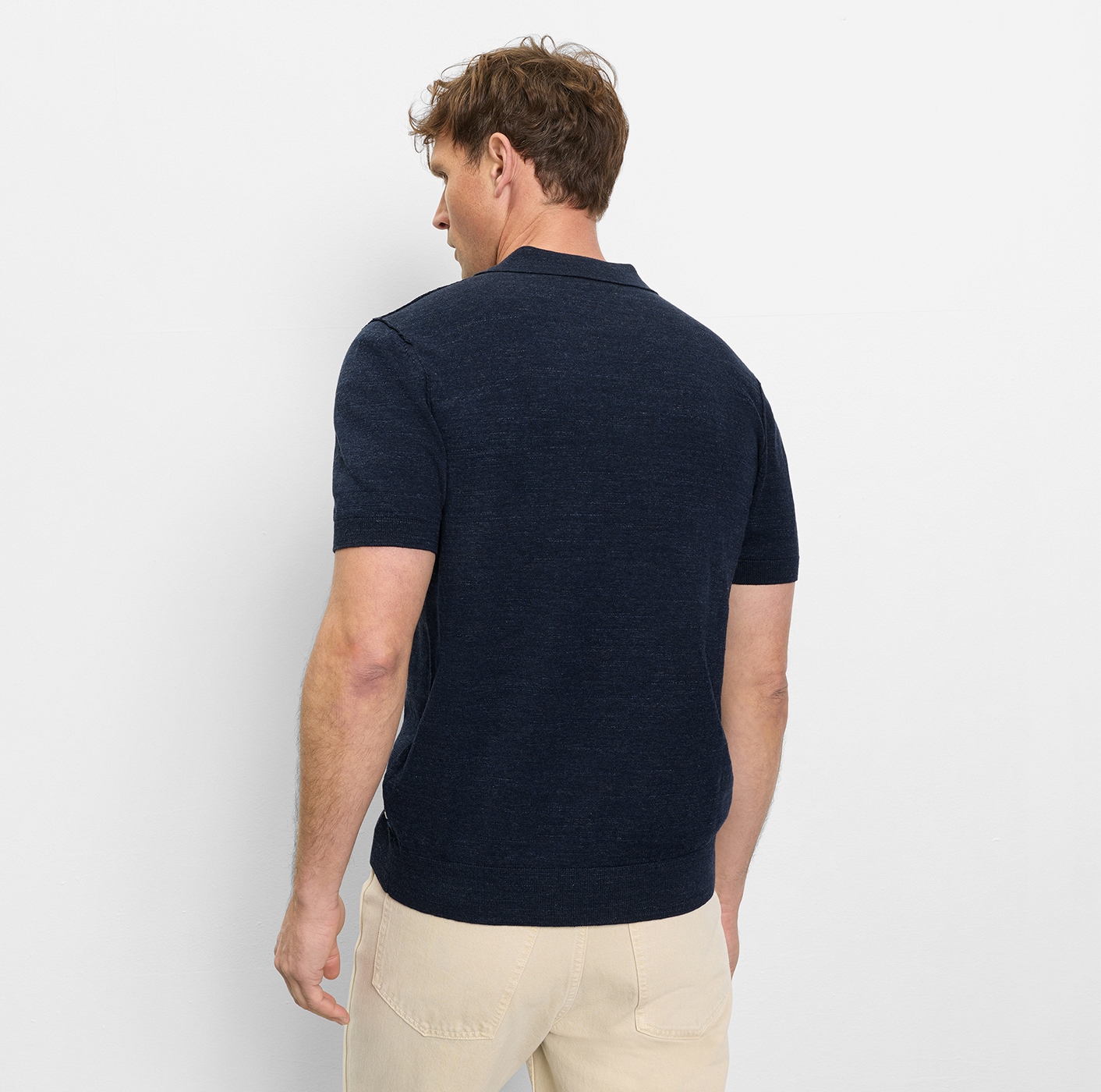 OLYMP Polo »Strick Casual« mit Knopfleiste, regular fit
