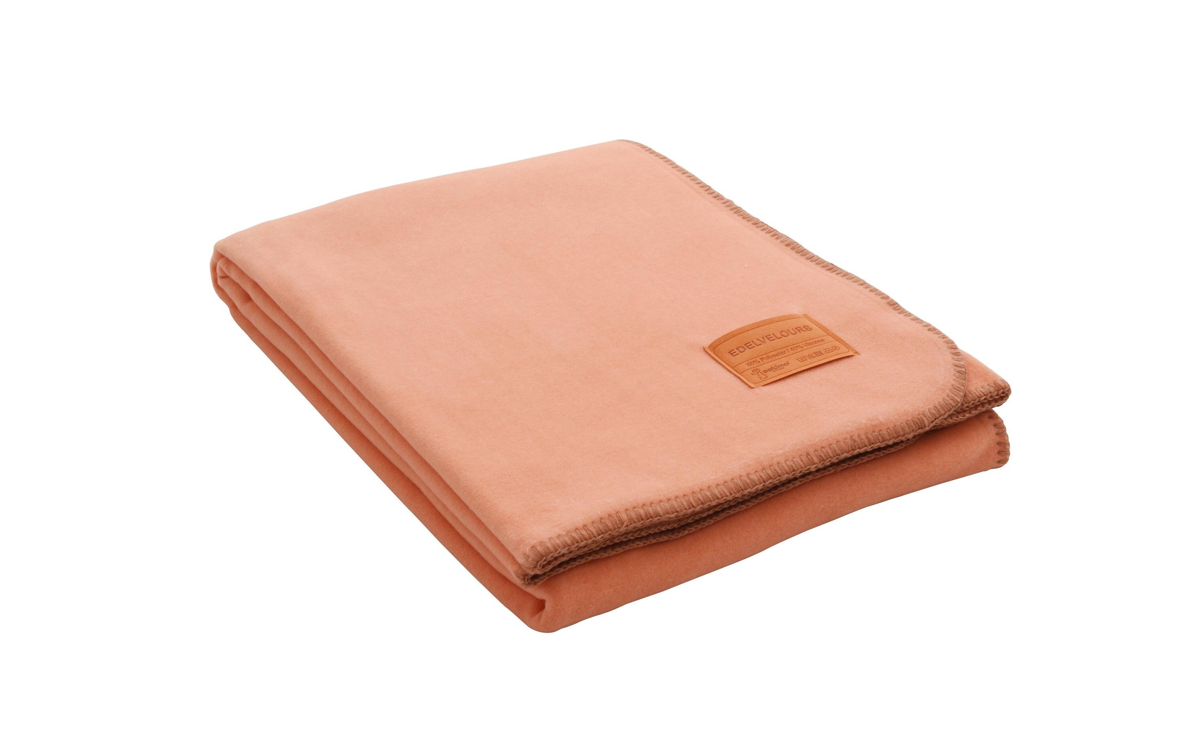 Image of Eskimo Wohndecke »Edelvelours Hellorange« bei Ackermann Versand Schweiz