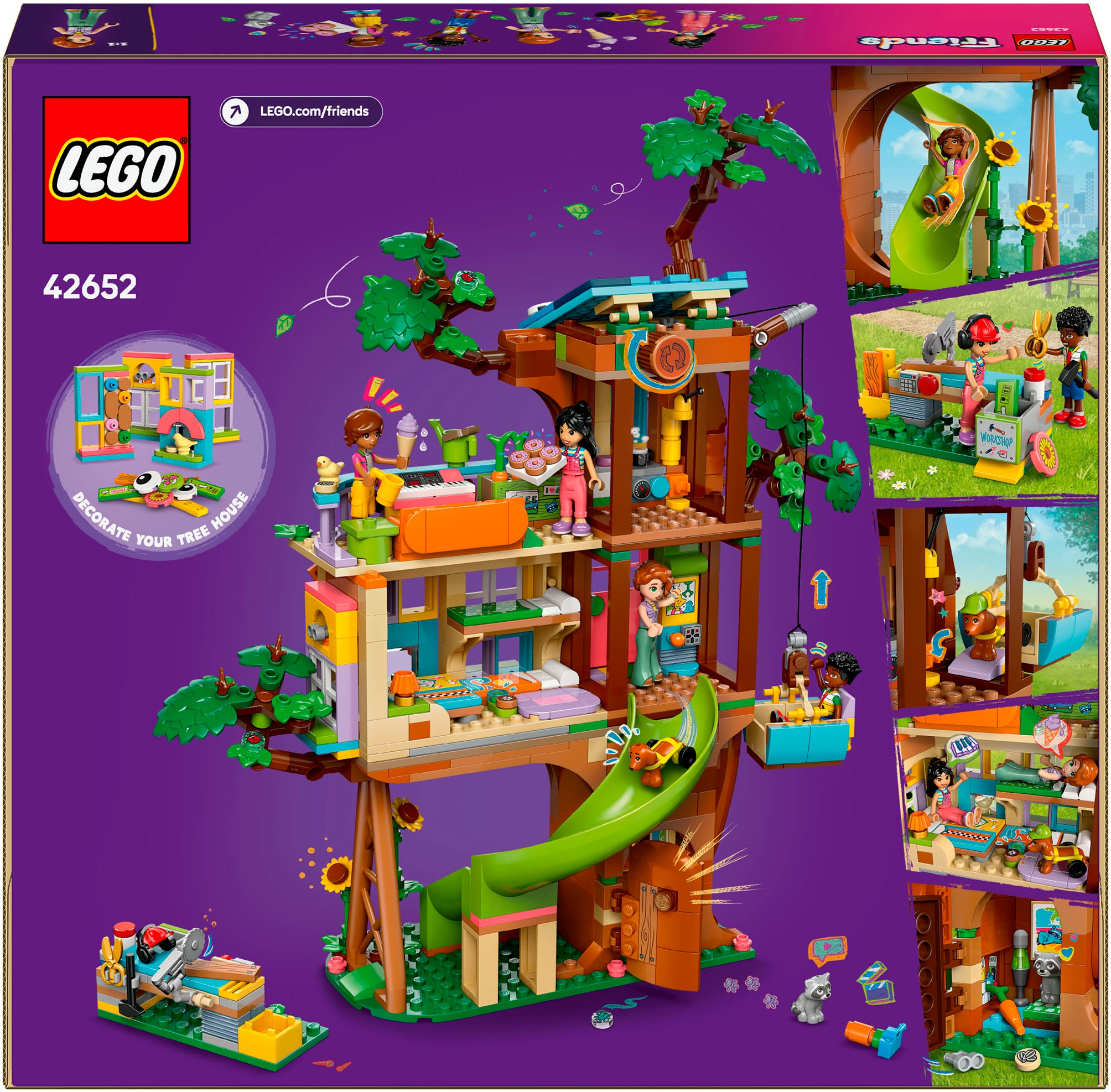 LEGO® Konstruktionsspielsteine »Baumhaus (42652), LEGO Friends« Made in Europe