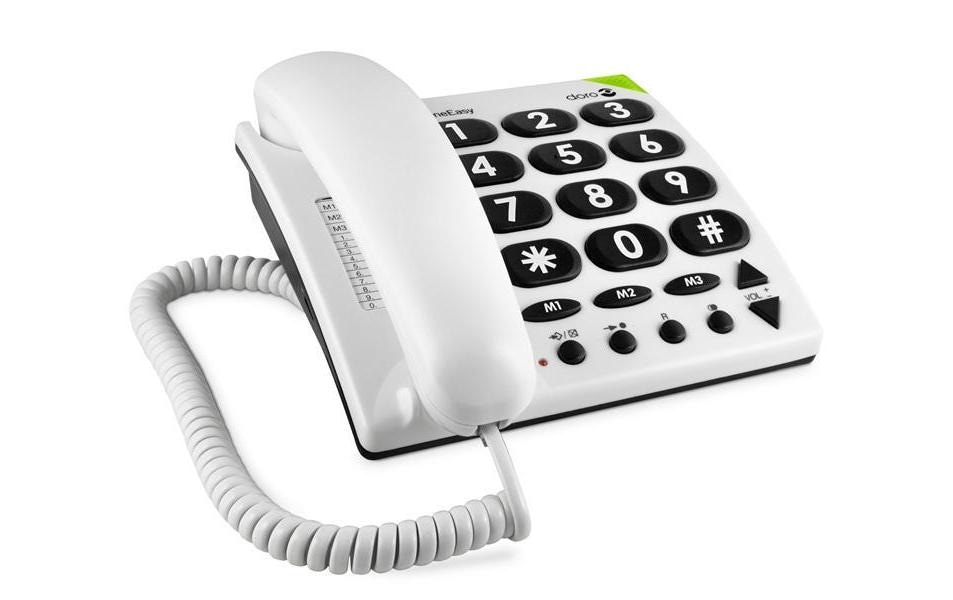 Kabelgebundenes Telefon »PhoneEasy 311c W«