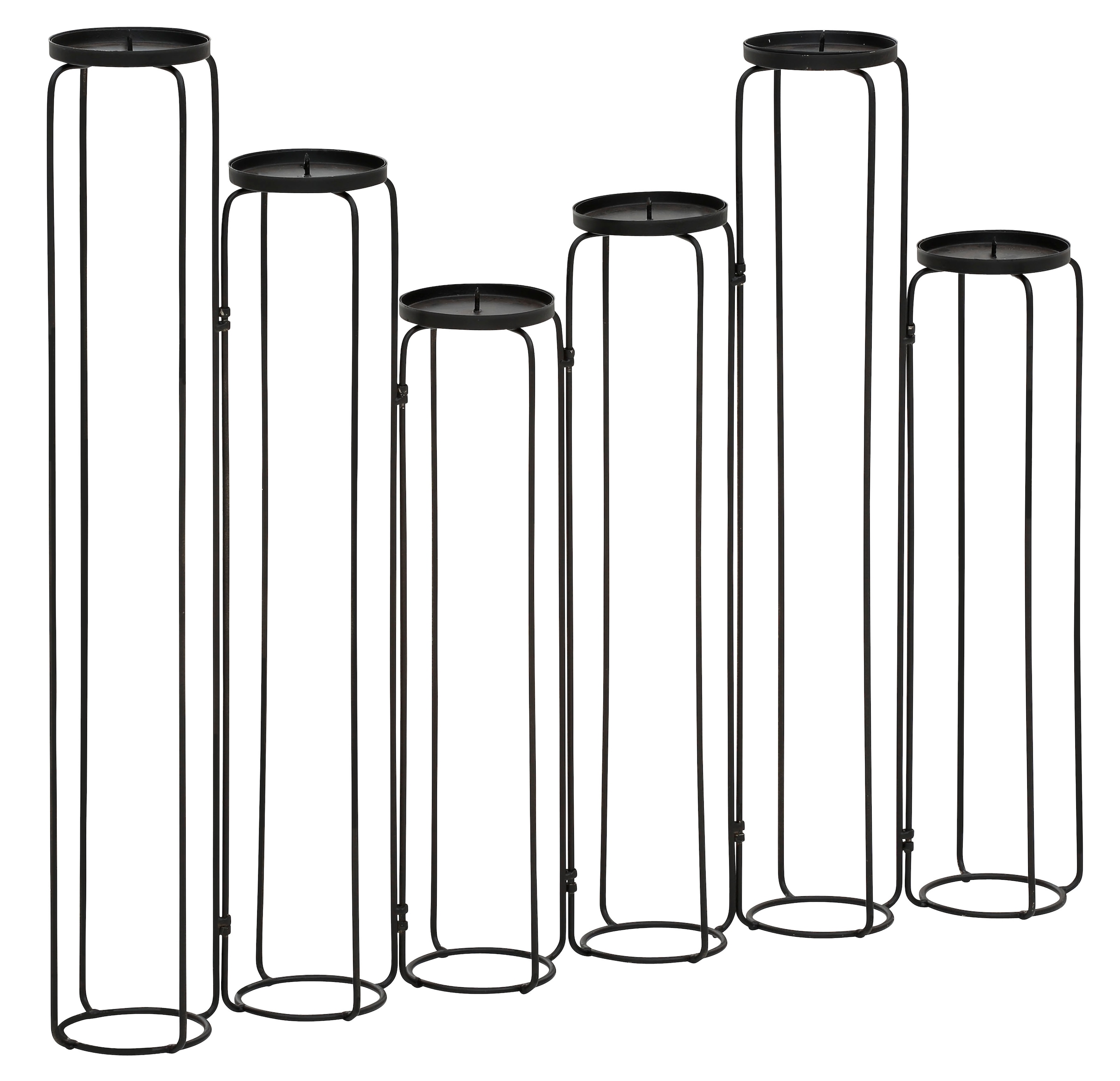 Leonique Kerzenständer »Mareesa«, (1 St.), aus Metall, für Stumpenkerzen,  Höhe ca. 65 cm, variabel stellbar jetzt kaufen | Kerzenständer