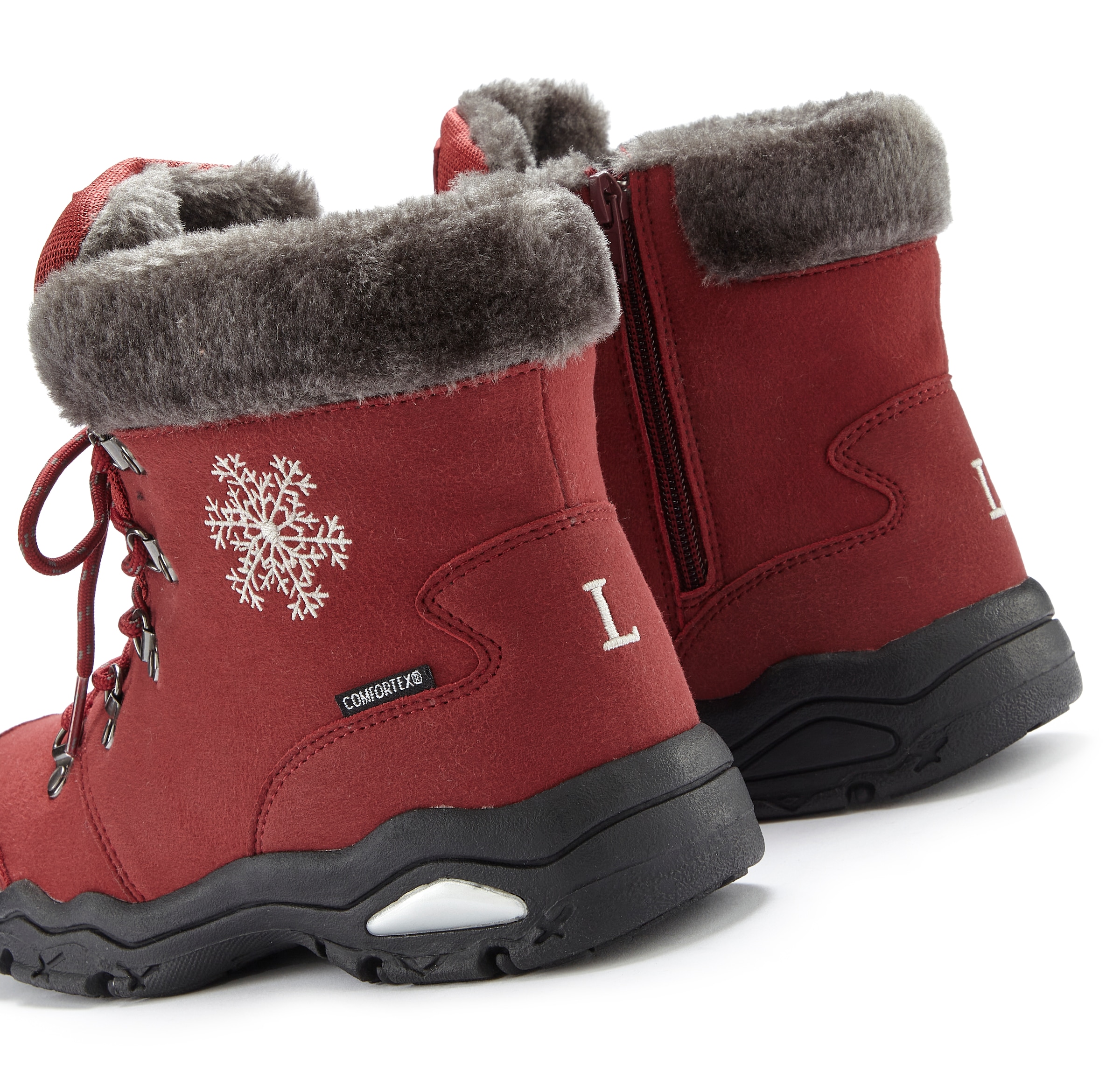 LASCANA Winterstiefelette, Stiefelette,Stiefel,Winterstiefel wind-& wasserabweisender Tex-Membran