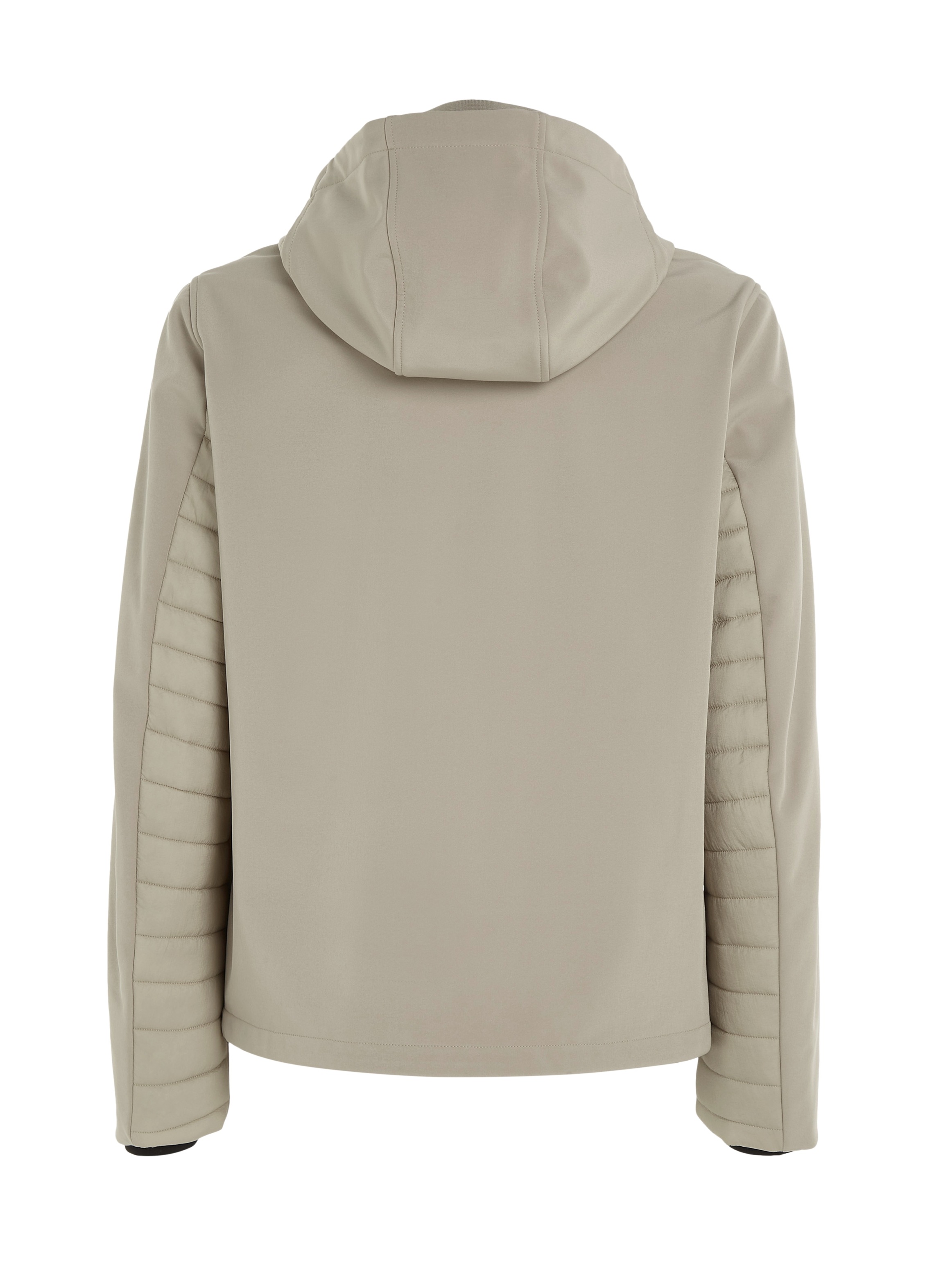 Calvin Klein Outdoorjacke »QUILTED MIX MEDIA JACKET HOOD«, mit Kapuze