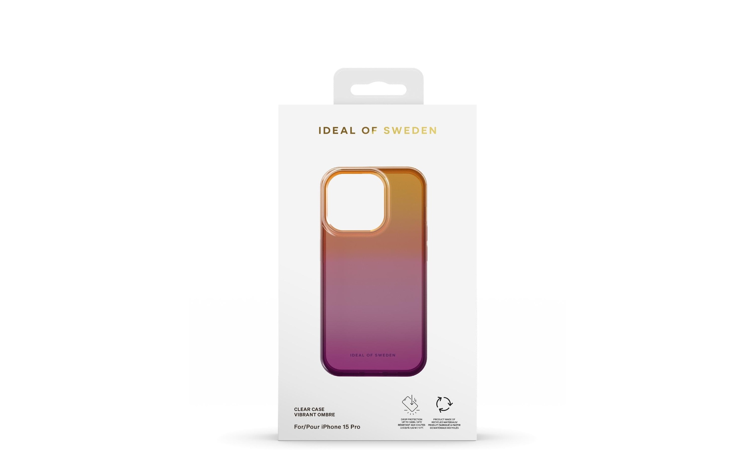 iDeal of Sweden Smartphone-Hülle »Clear Vibrant Ombre iPhone 15 Pro«