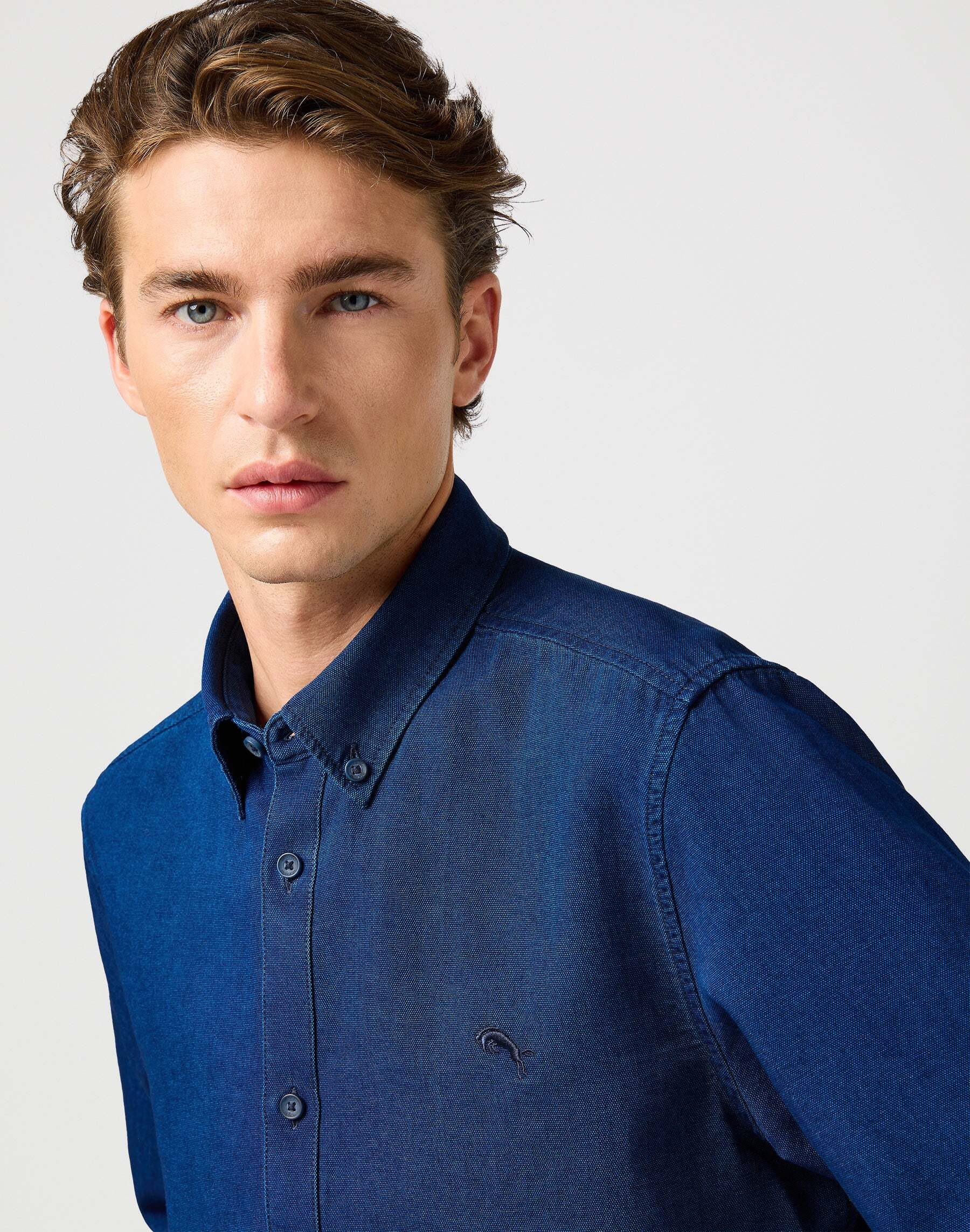Wrangler Langarmhemd »Wrangler Langarmhemd Oxford Shirt«