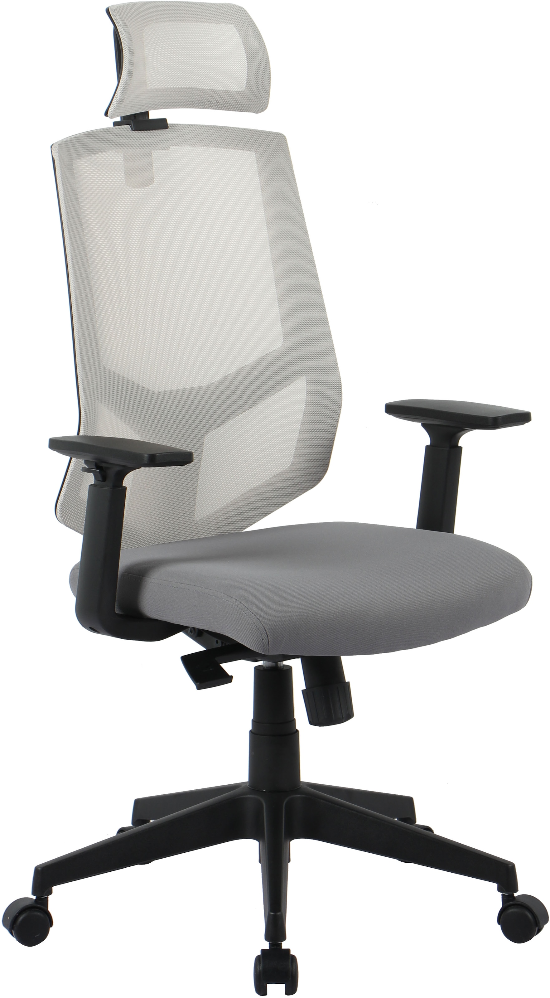INOSIGN Chefsessel »Netti, Schreibtischstuhl, hochwertige ergonomische Ausstattung« () Netzstoff Kopfstütze, Armlehnen & Rückenlehne verstellbar