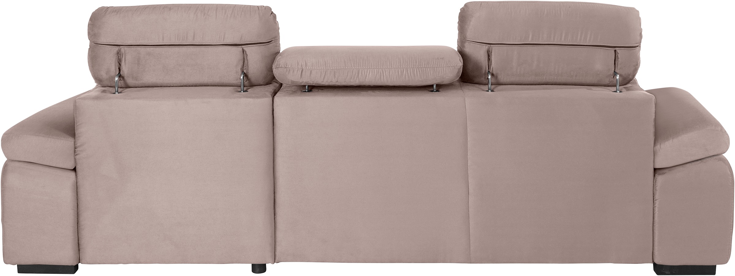 COTTA Ecksofa »Lola L-Form mit Kopfteilfunktion & Hocker« wahlweise mit Bettfunktion, Bettkasten & Armteilverstellung