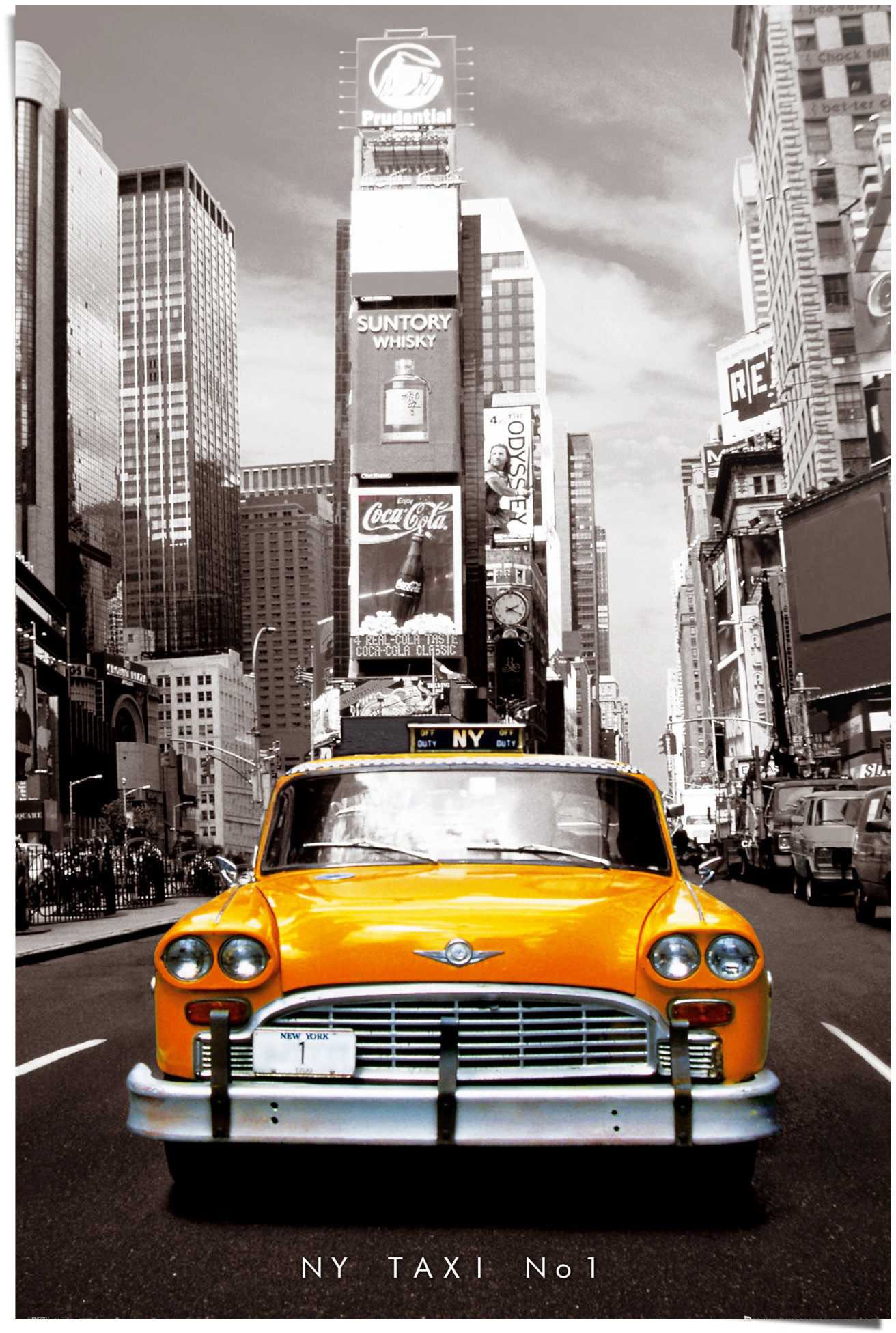 Image of Reinders! Poster »New York Gelbes Taxi«, (1 St.) bei Ackermann Versand Schweiz