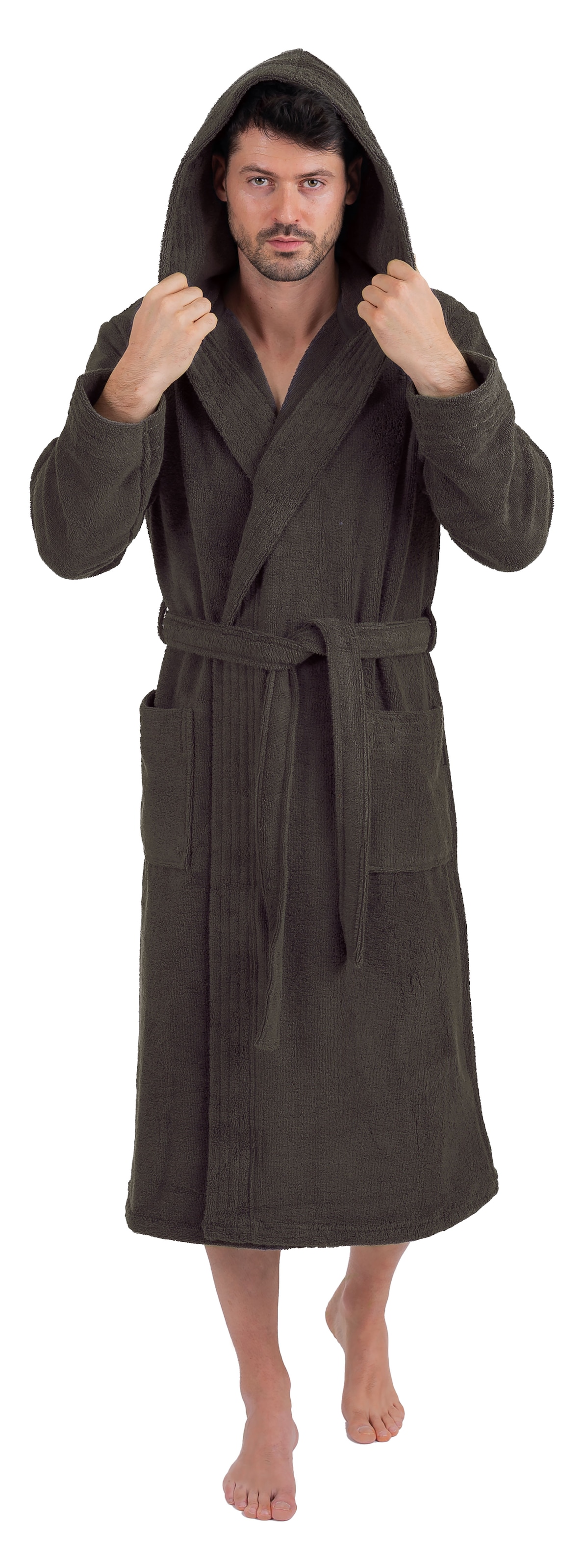 Wewo fashion Unisex-Bademantel »3006, ideal für Sauna & Spa, Hotelbademantel, Morgenmantel« 1 Stk. tlg., klassisch elegant