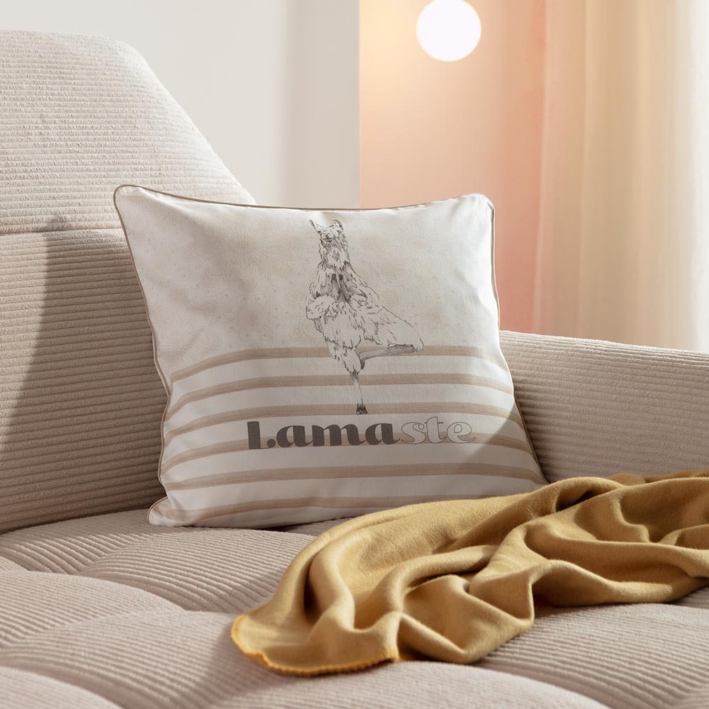 Estella Housse de coussin »Lamaste« Fabriqué en 100 % coton de qualité supérieure.