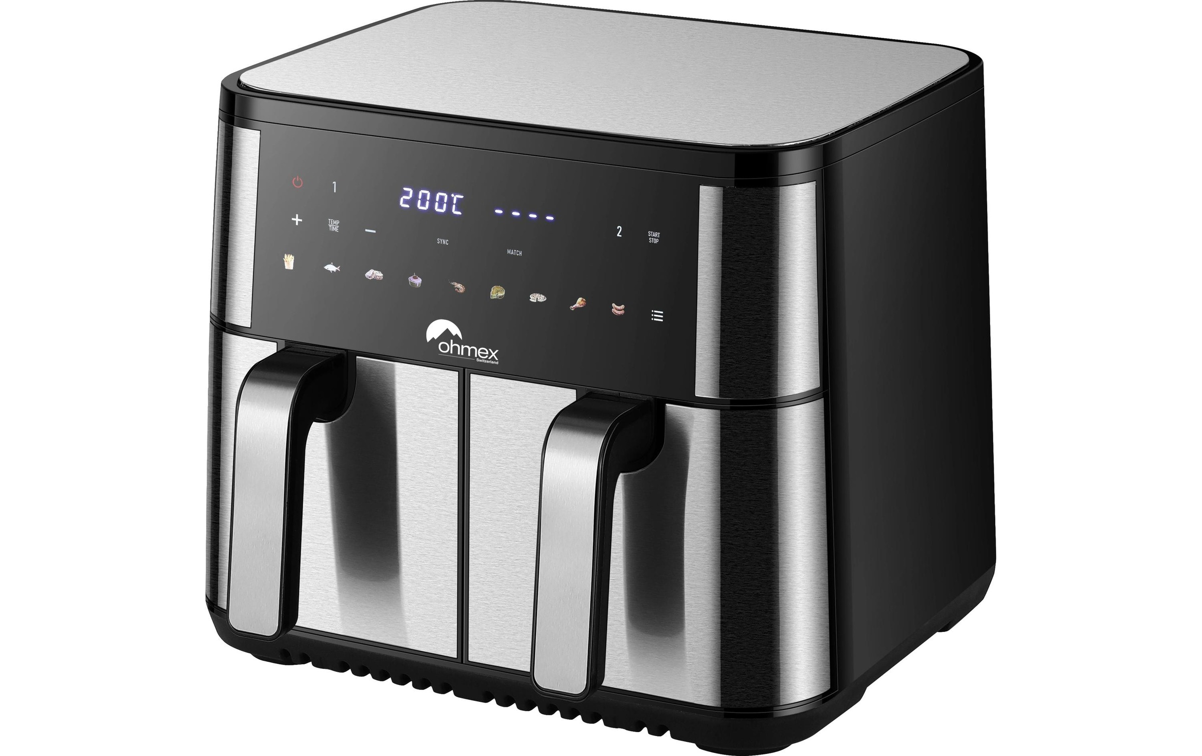 Image of ohmex Heissluftfritteuse "Airfryer OHM-FRY-1810AIR 10 l"