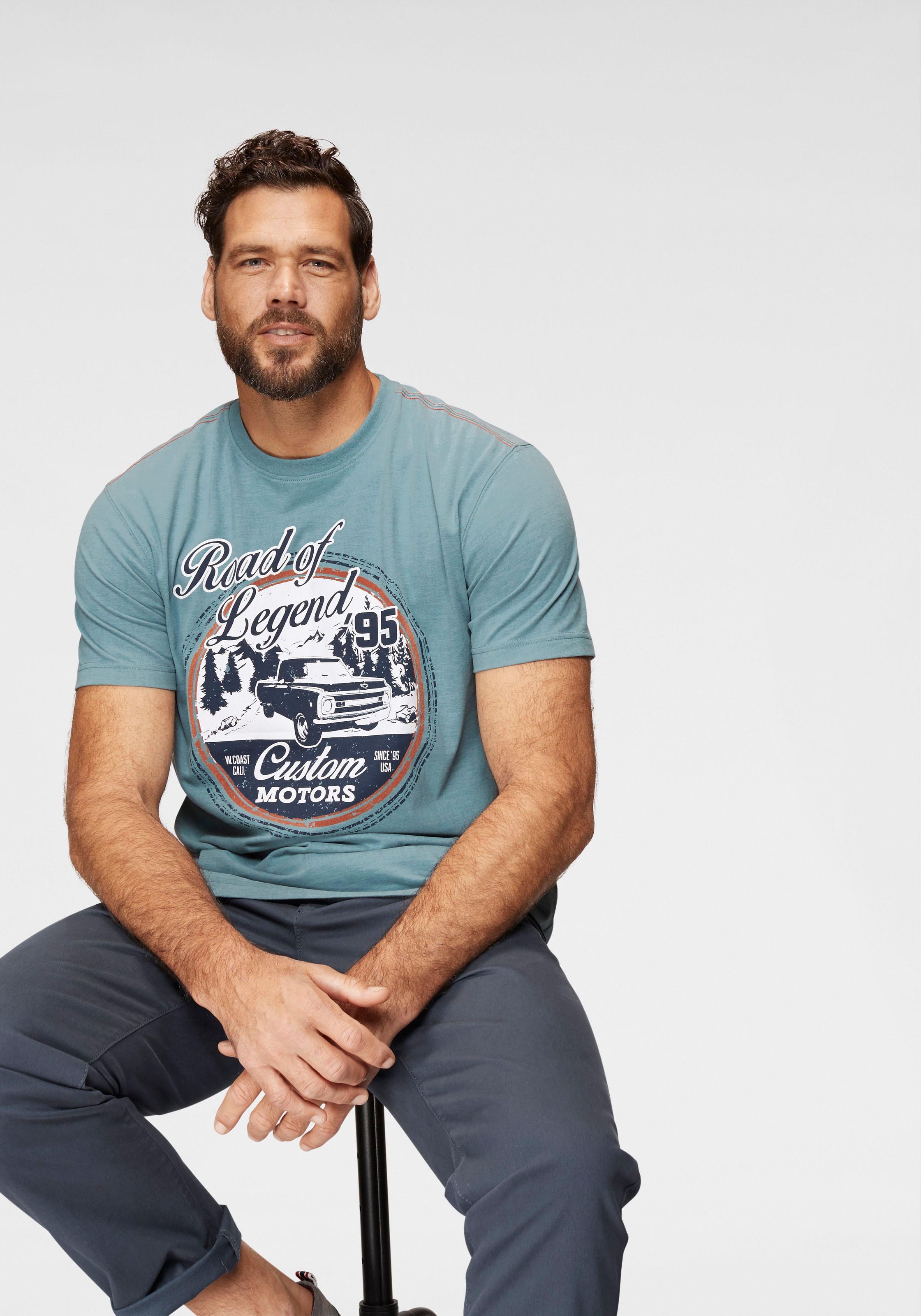 Image of Man's World T-Shirt, mit Motivprint bei Ackermann Versand Schweiz