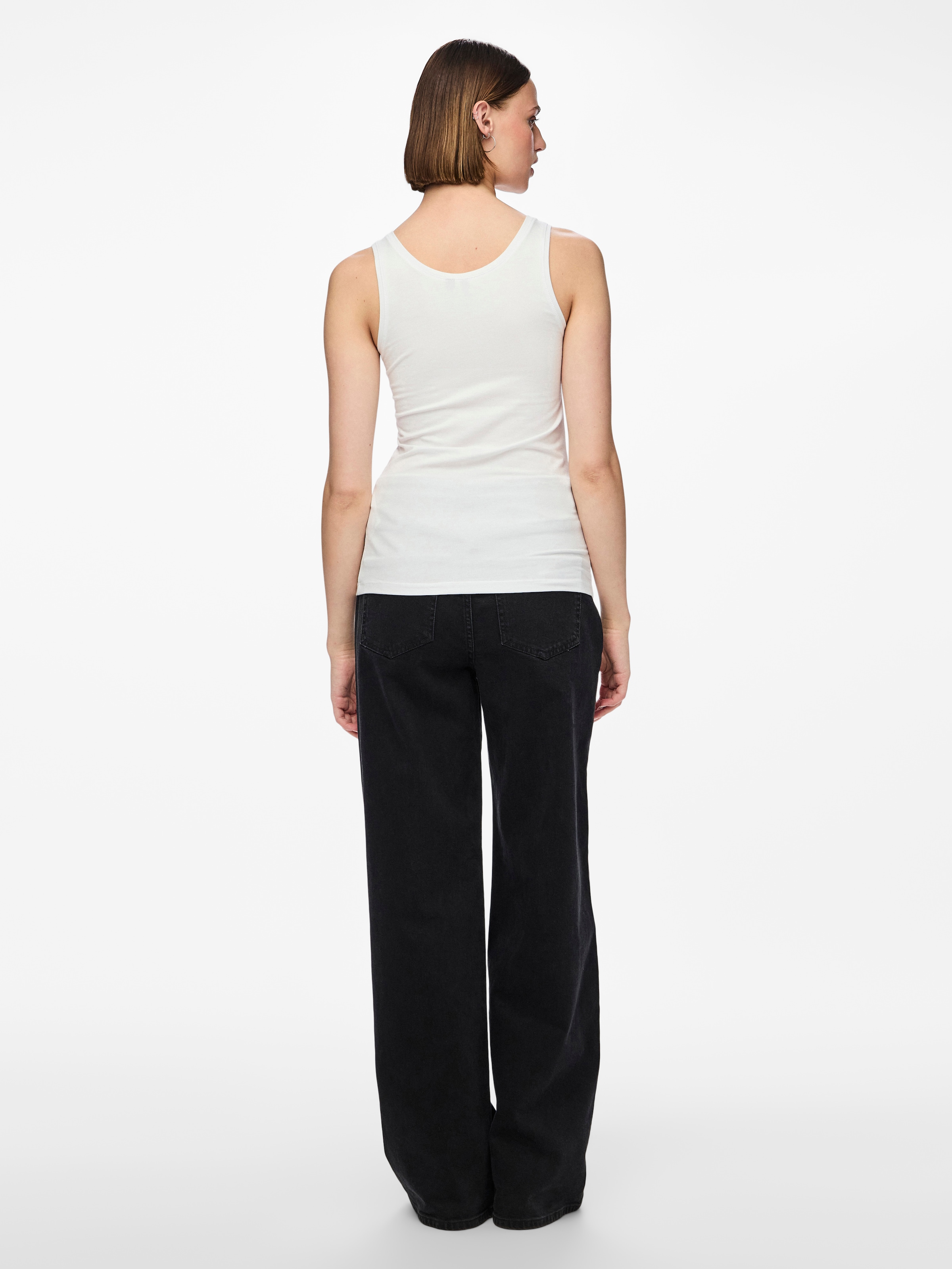 pieces Débardeur »PCSIRENE TANK TOP JRS NOOS« Baumwollmischung, slim fit