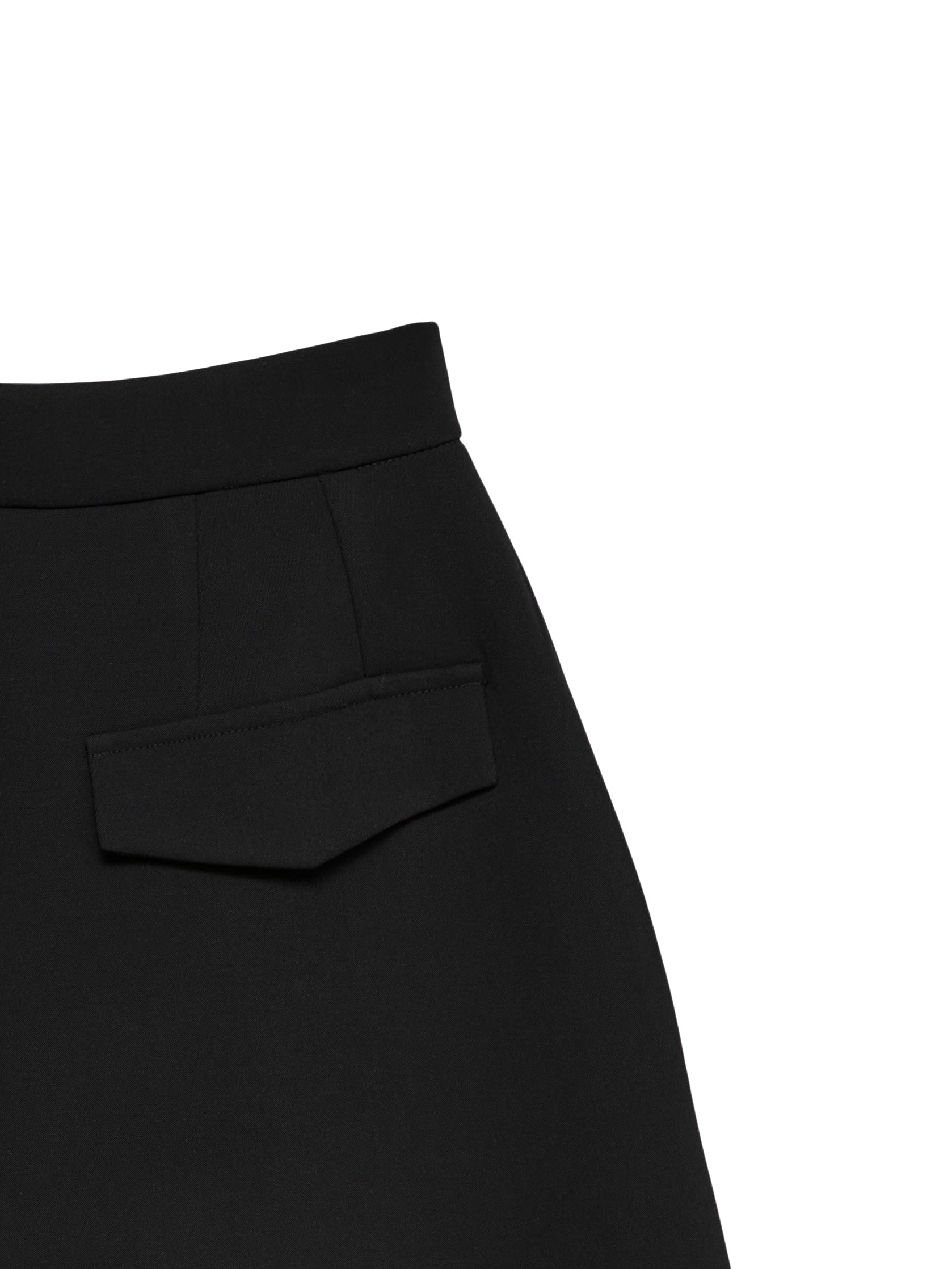 TOPSHOP Anzughose »TSLOUISE STRAIGHT LEG TROUSER TLR NOOS«  Polyester, weit geschnitten