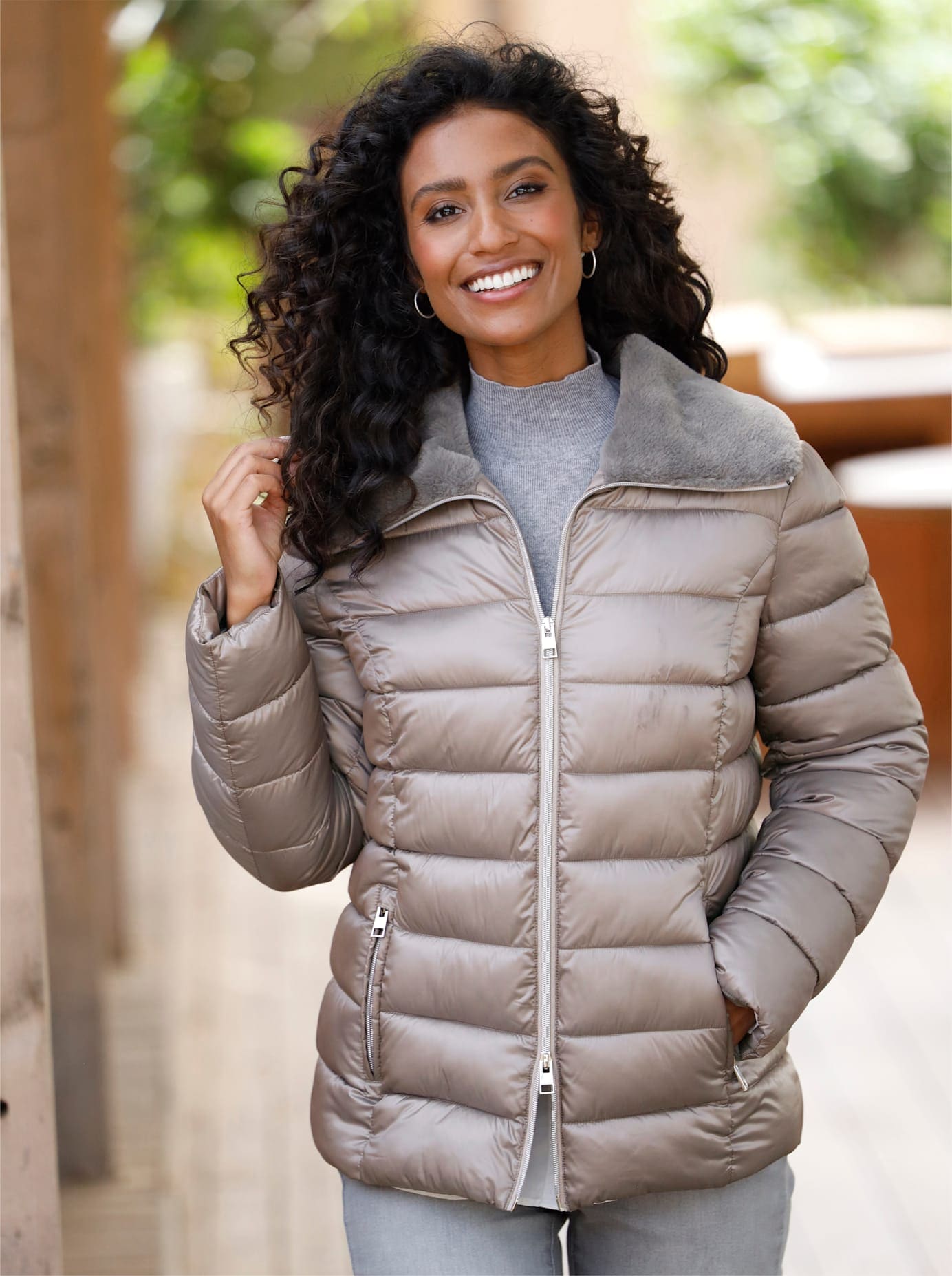 heine Steppjacke ohne Kapuze