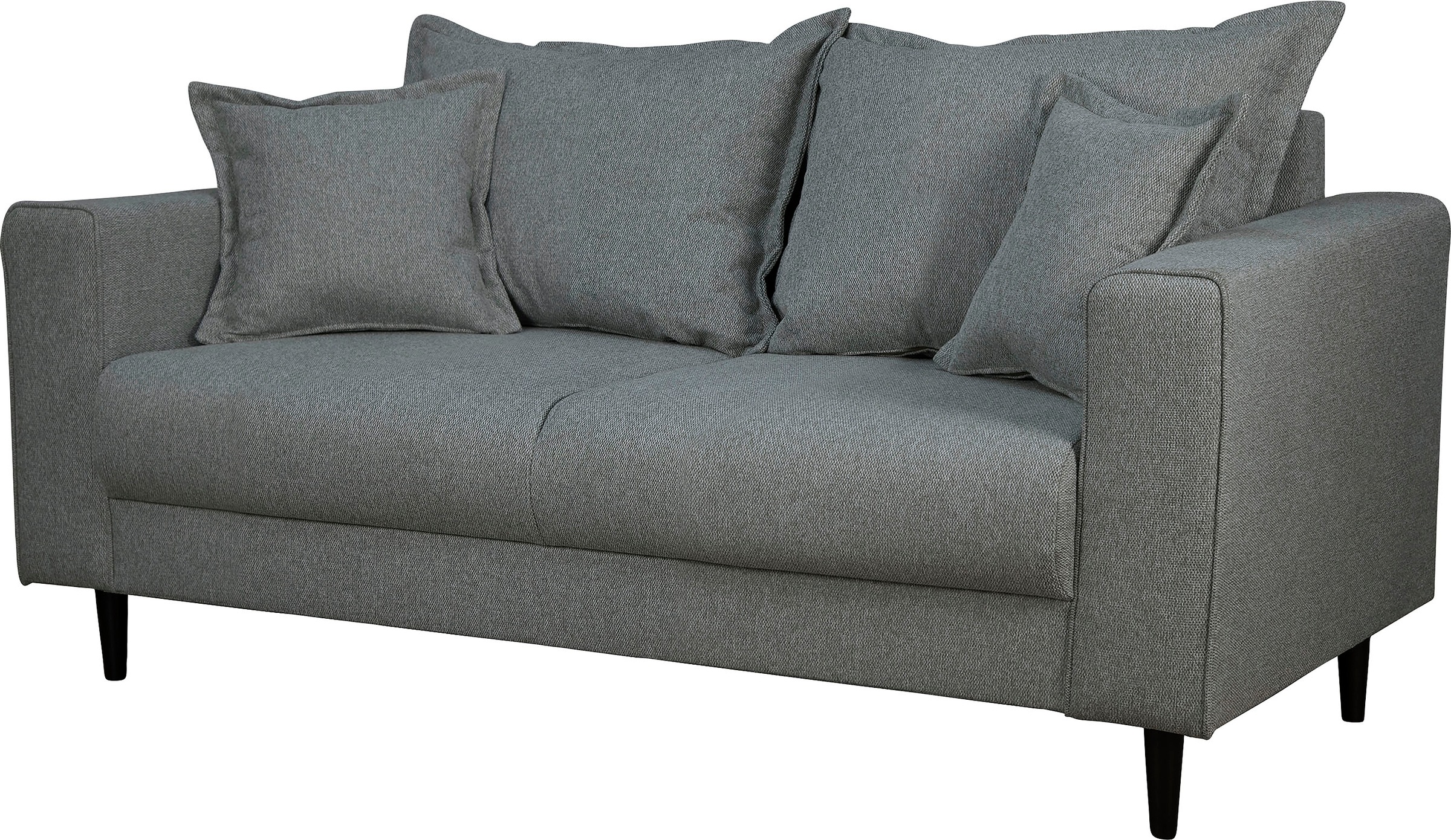 Home affaire 2-Sitzer »VEYRAS, hoher Sitzkomfort, Masse B/T/H: 162/84/76 cm«, mit Wellenunterfederung, incl. Rückenkissen und Zierkissen